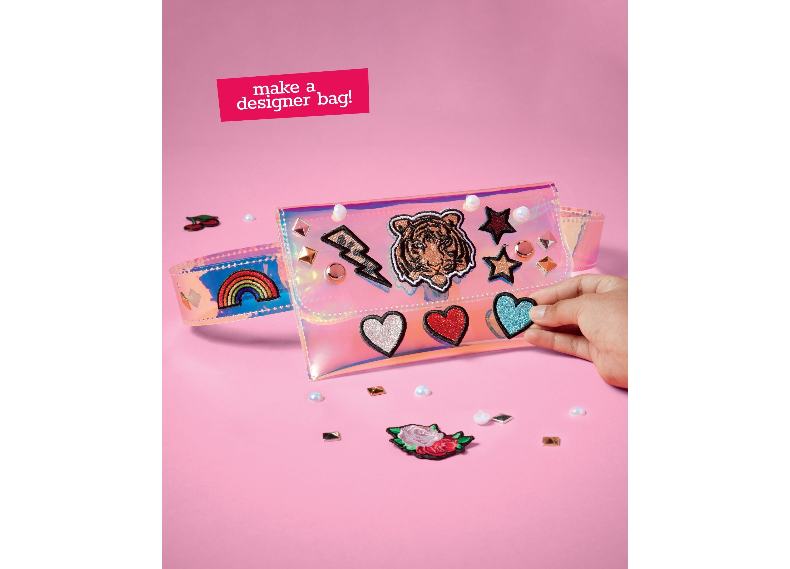 Geoffrey's Toy Box DIY Belt Bag Craft Kit with Embroidered Patches - Exclusive at Macy's - Image 3