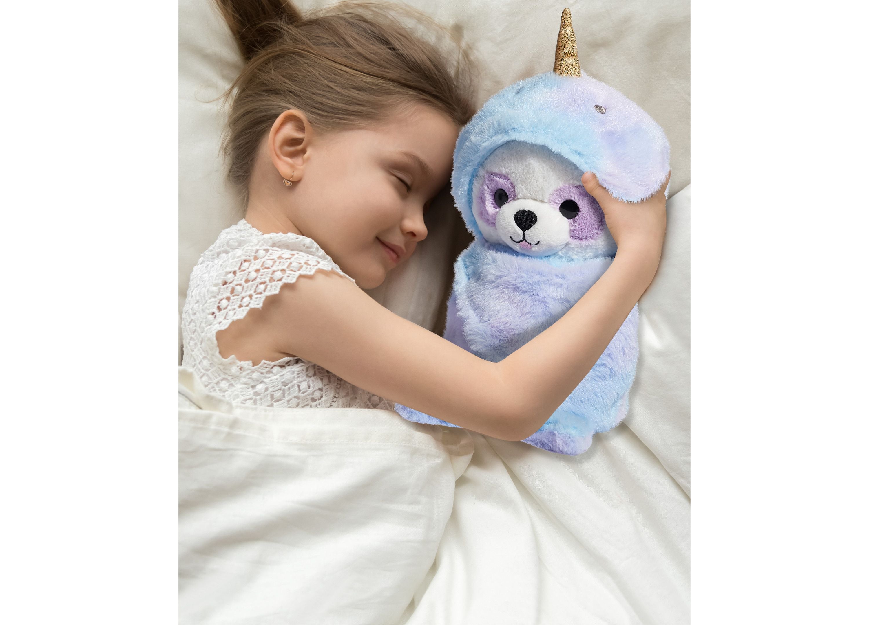 Geoffrey's Toy Box 10 inch Cozie Friends Panda Narwhal Plush - Exclusive to Macy's - Image 9