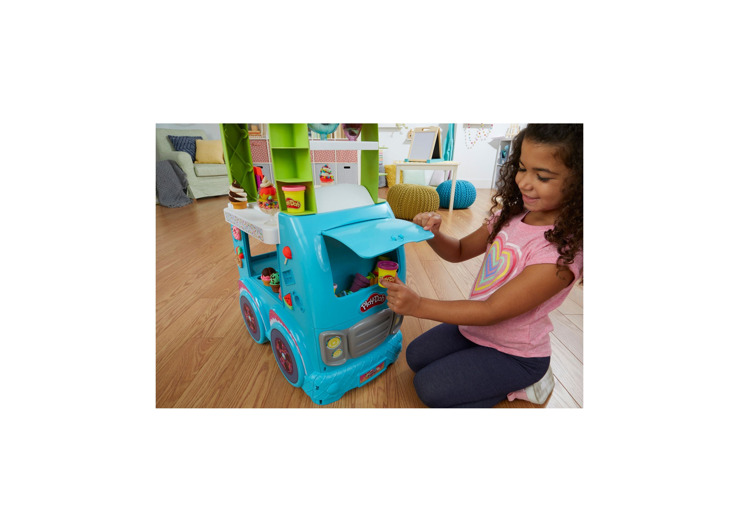 Play-Doh Kitchen Creations Ultimate Ice Cream Truck Playset - Image 7