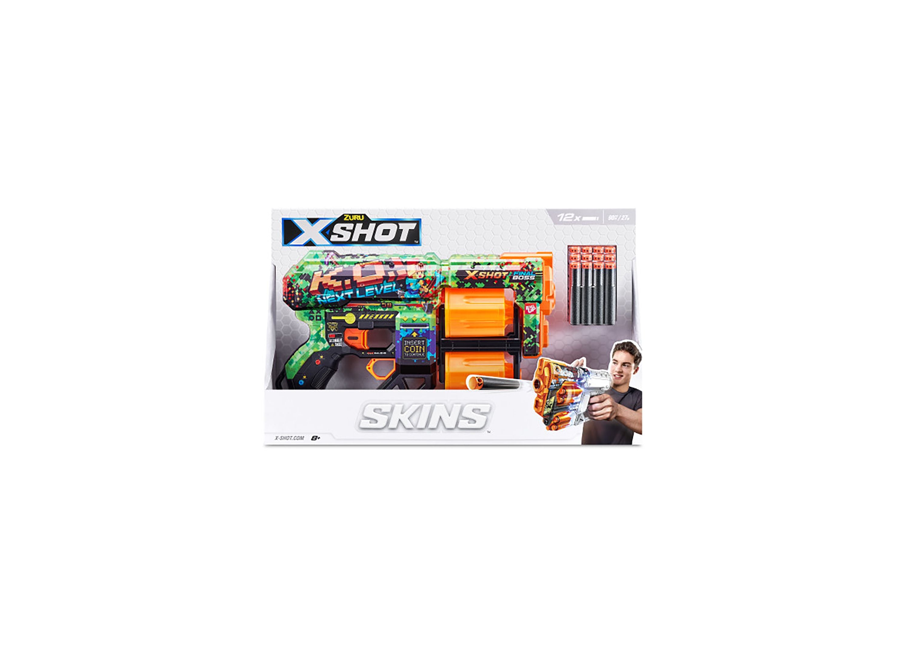 Alternative view of Zuru X-Shot Skins Dread Dart Blaster Ko With Dual Rotating Barrels