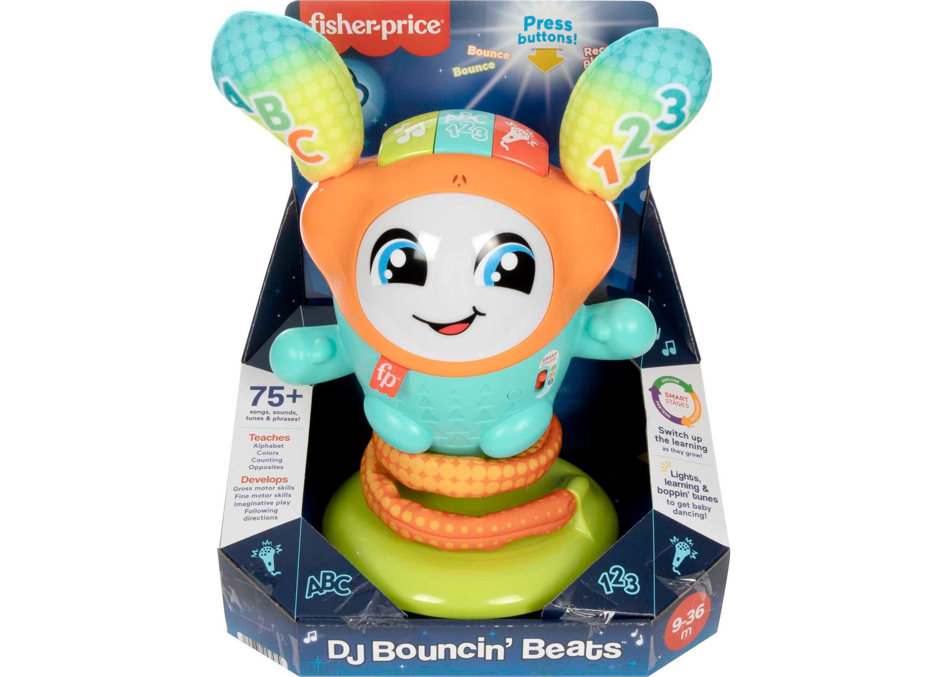 Alternative view of Fisher-Price DJ Bouncin' Beats Interactive Musical Learning Toy for Toddlers