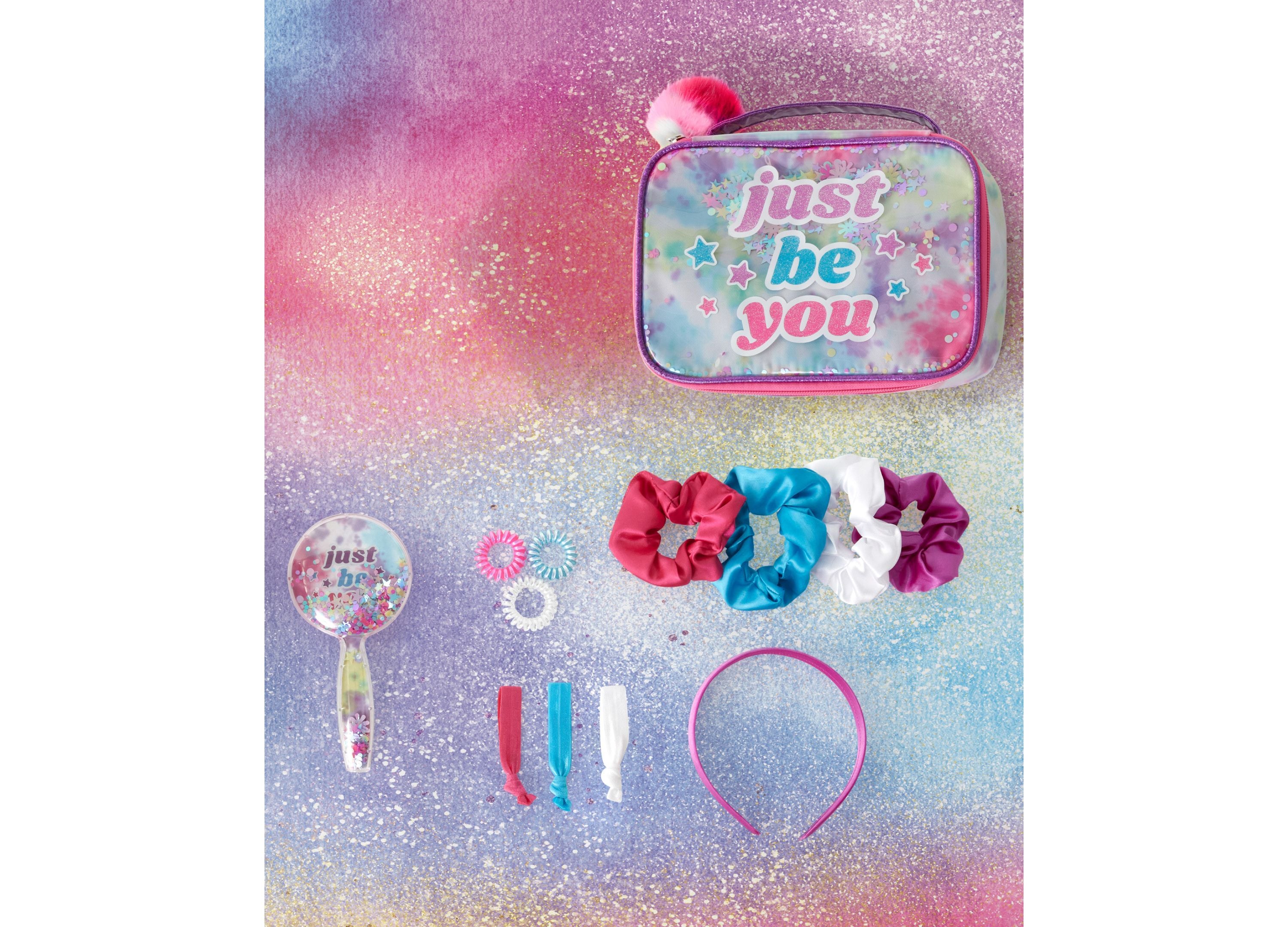 Alternative view of Geoffrey's Toy Box 13-Piece Rainbow Salon Hair Accessory Set for Kids