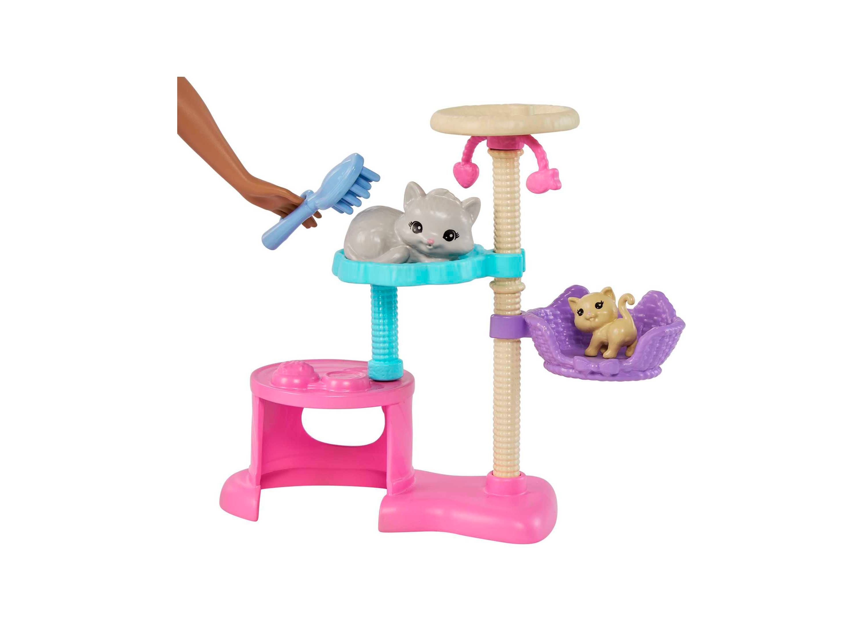 Barbie Kitty Condo Playset with Doll, Pets, and Accessories - Image 9