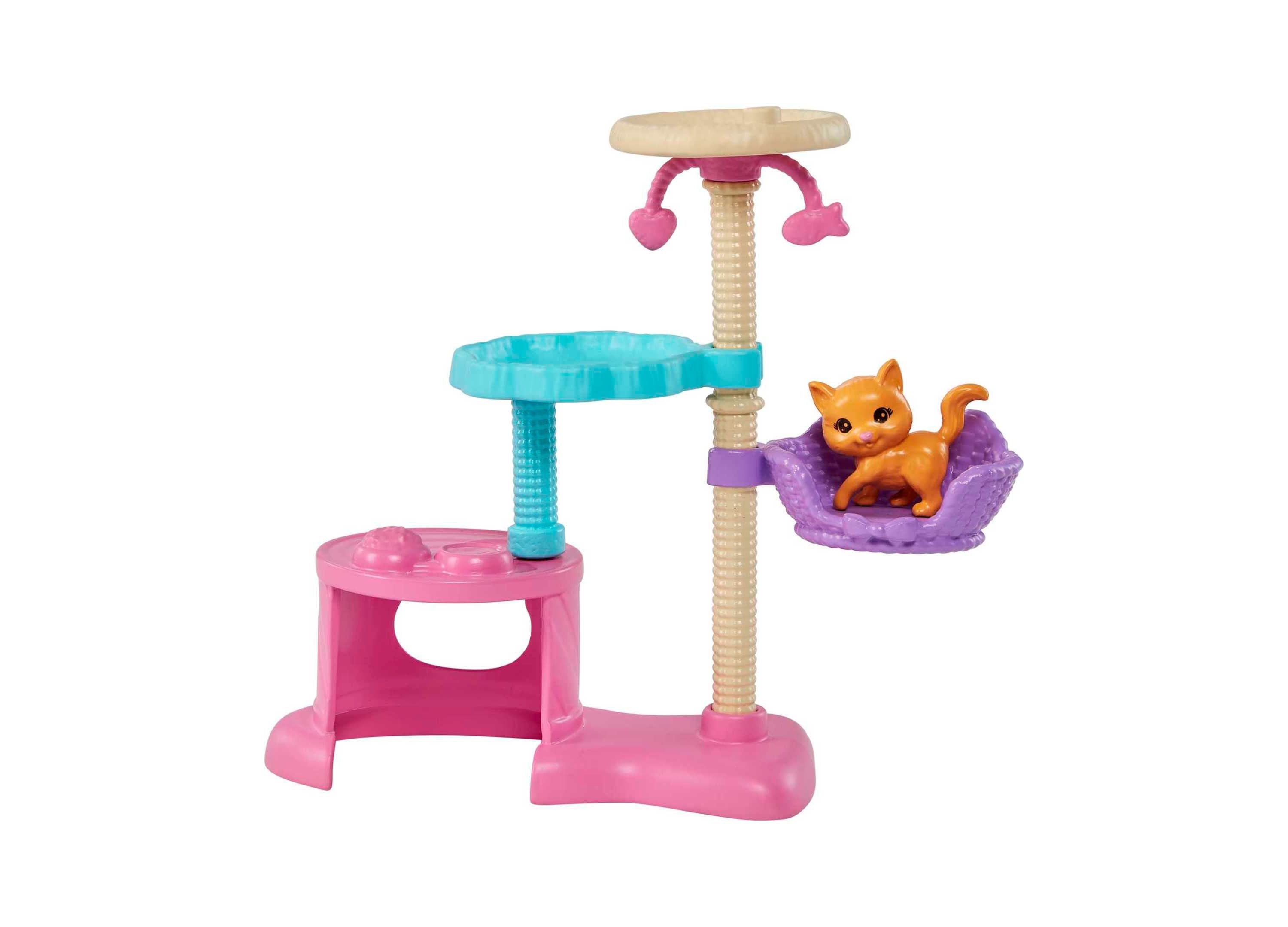Barbie Kitty Condo Playset with Doll, Pets, and Accessories - Image 11