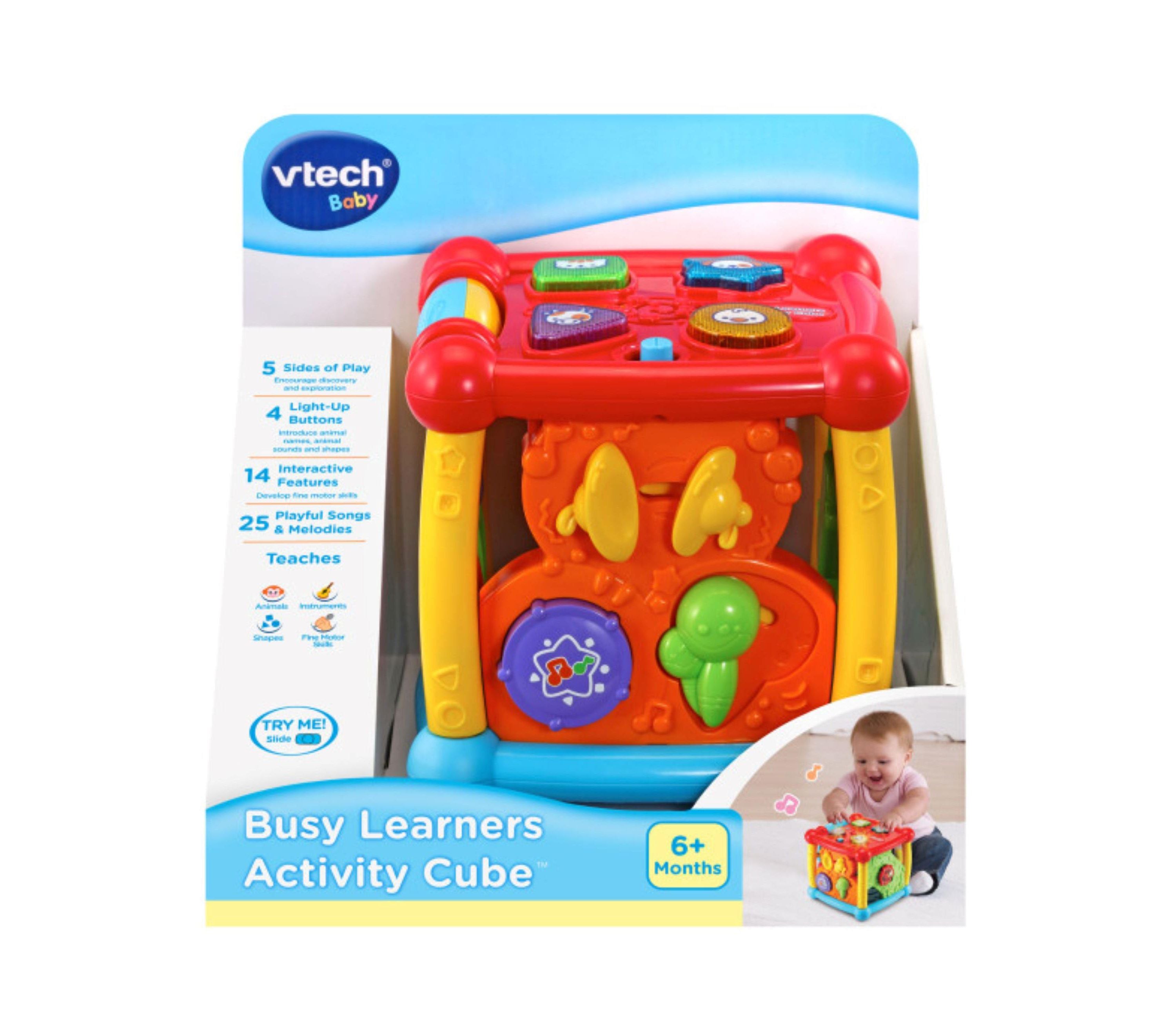 Alternative view of VTech Busy Learners Activity Cube - Interactive Educational Toy with Music and Lights