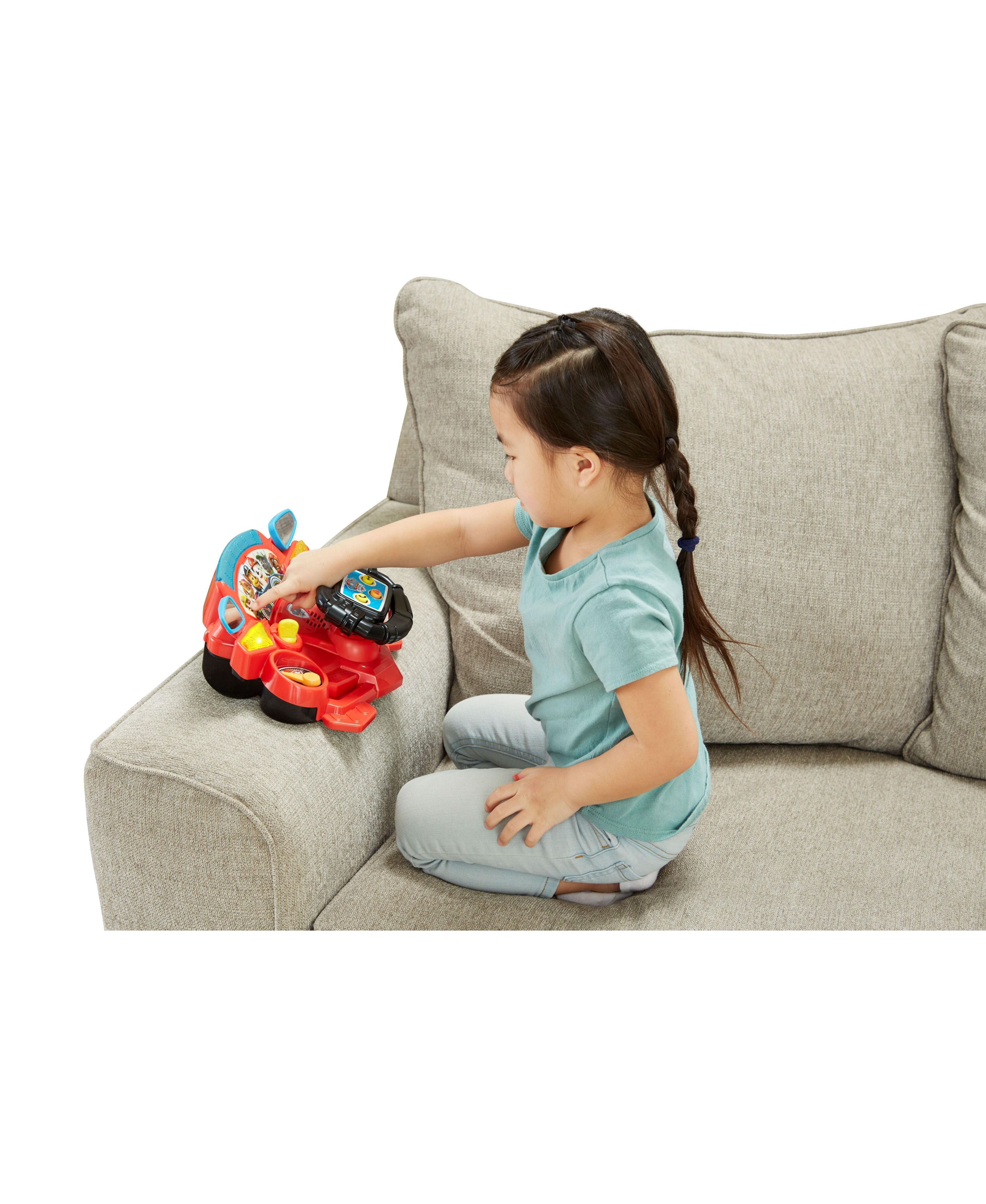 VTech Paw Patrol Rescue Driver ATV Fire Truck Interactive Learning Toy - Image 3