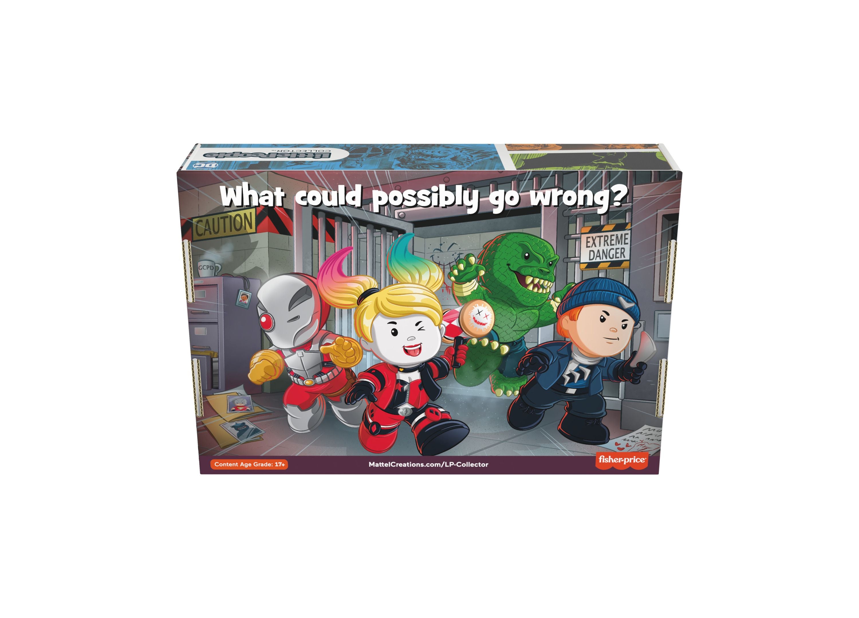 Fisher-Price Little People Collector Suicide Squad 2.5" Figure Set, 4 Characters - Image 5