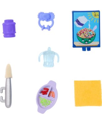 Alternative view of Barbie Skipper Babysitters Inc. Mealtime Fun Play Set with 10 Accessories