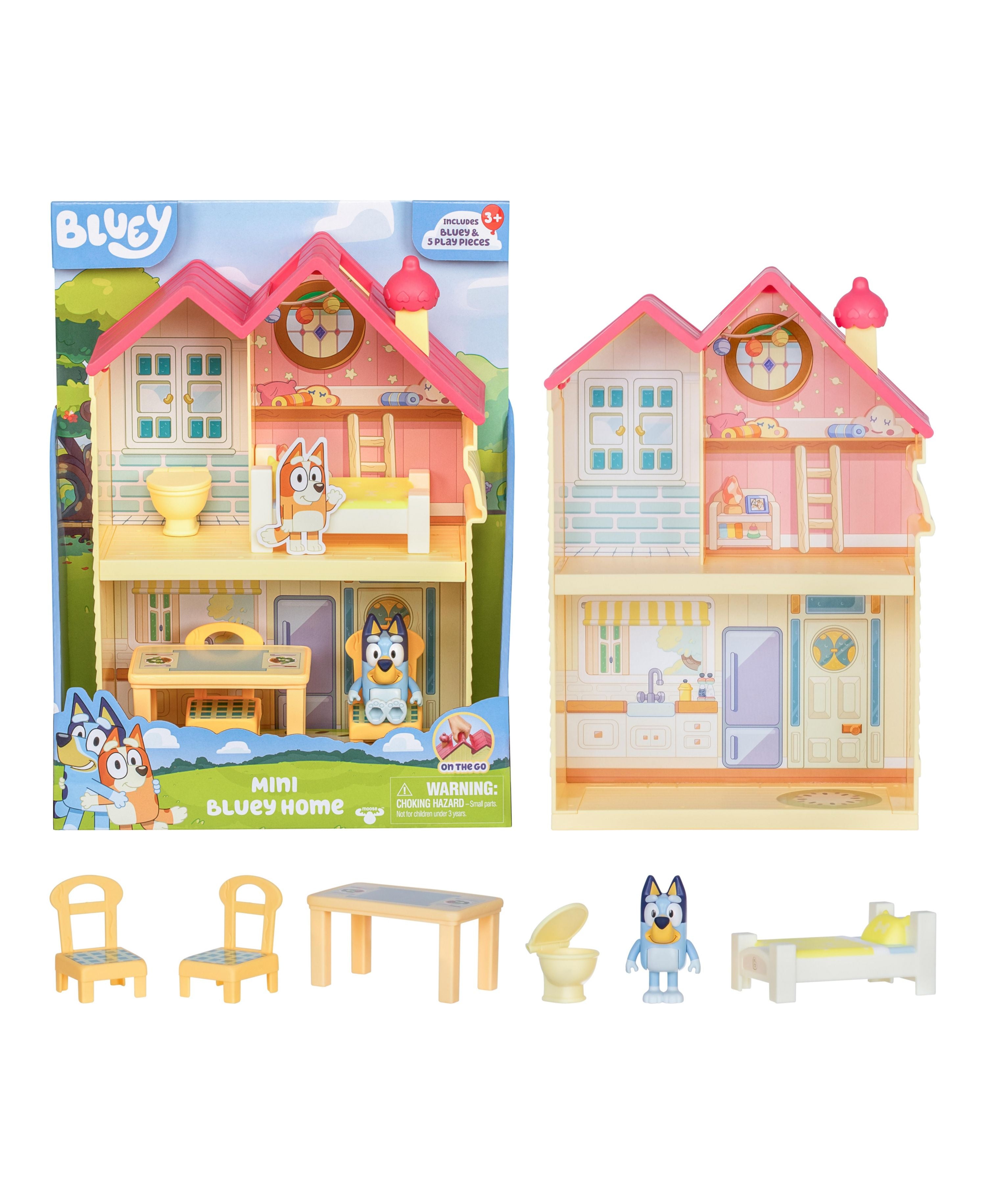 Bluey Mini Heeler Home Playset with Figures and Accessories - Image 6