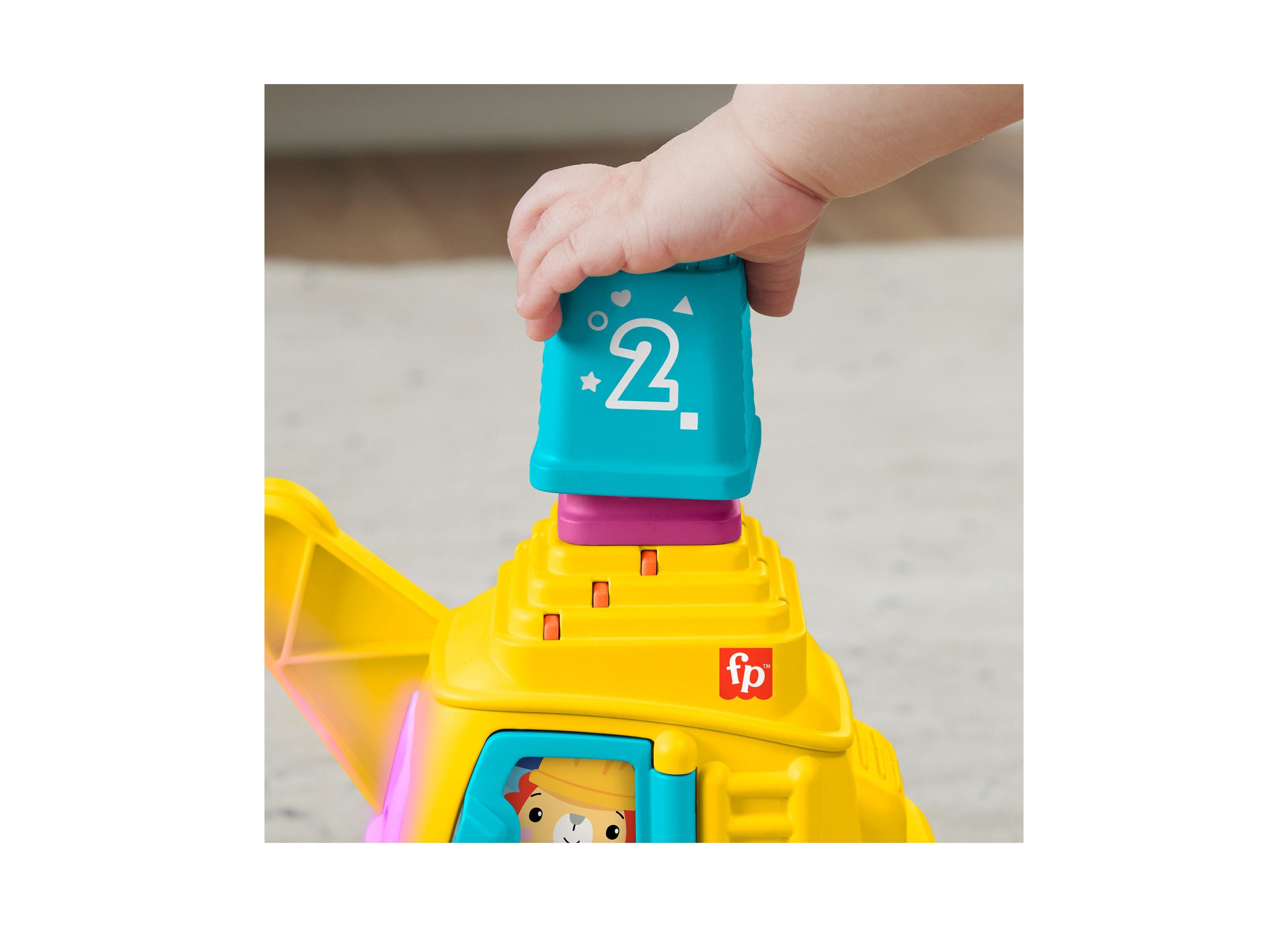 Fisher-Price Count and Stack Crane Learning Toy with Light-Up Blocks - Image 6