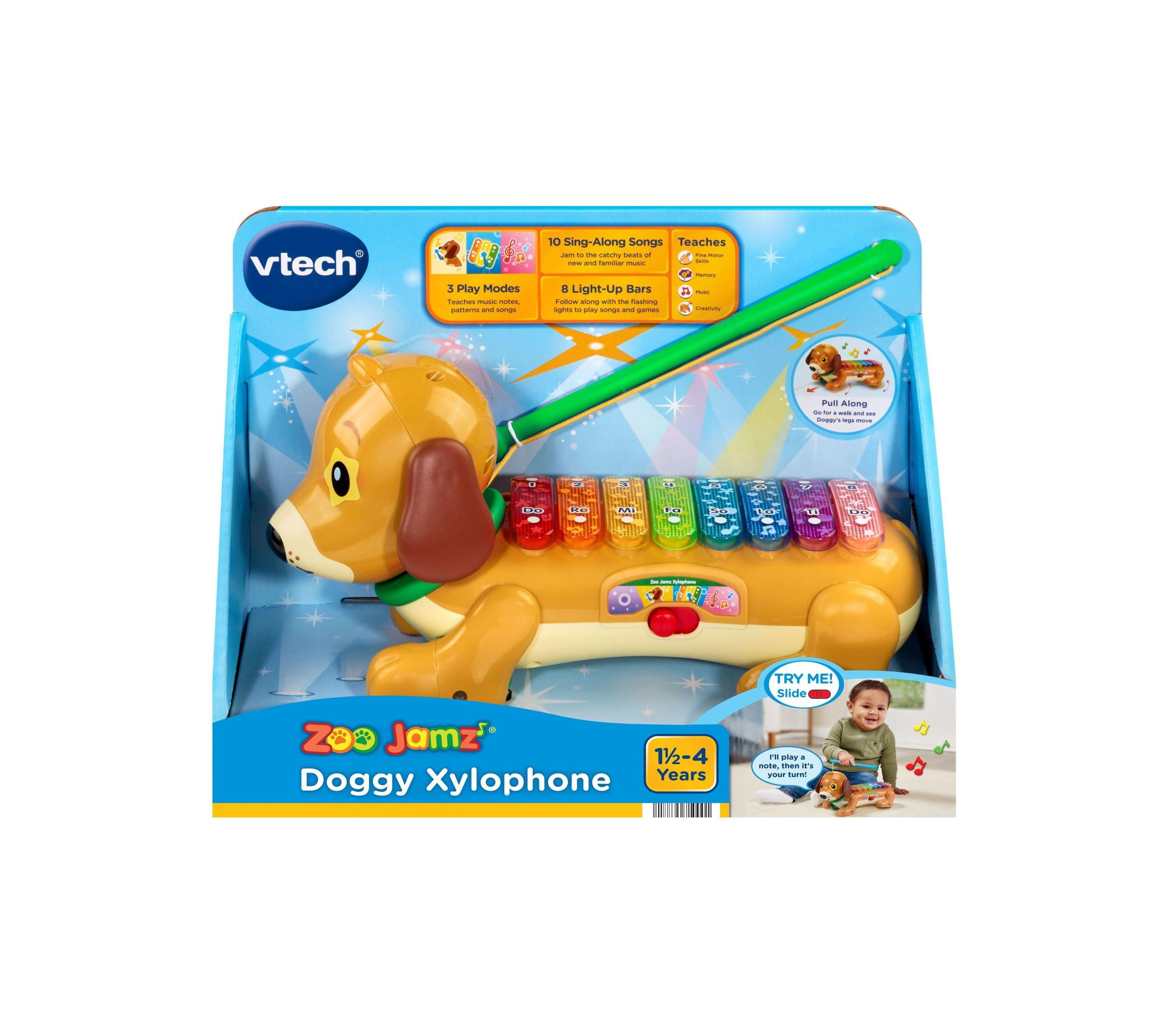 Alternative view of VTech Zoo Jamz Colorful Doggy Xylophone Musical Toy