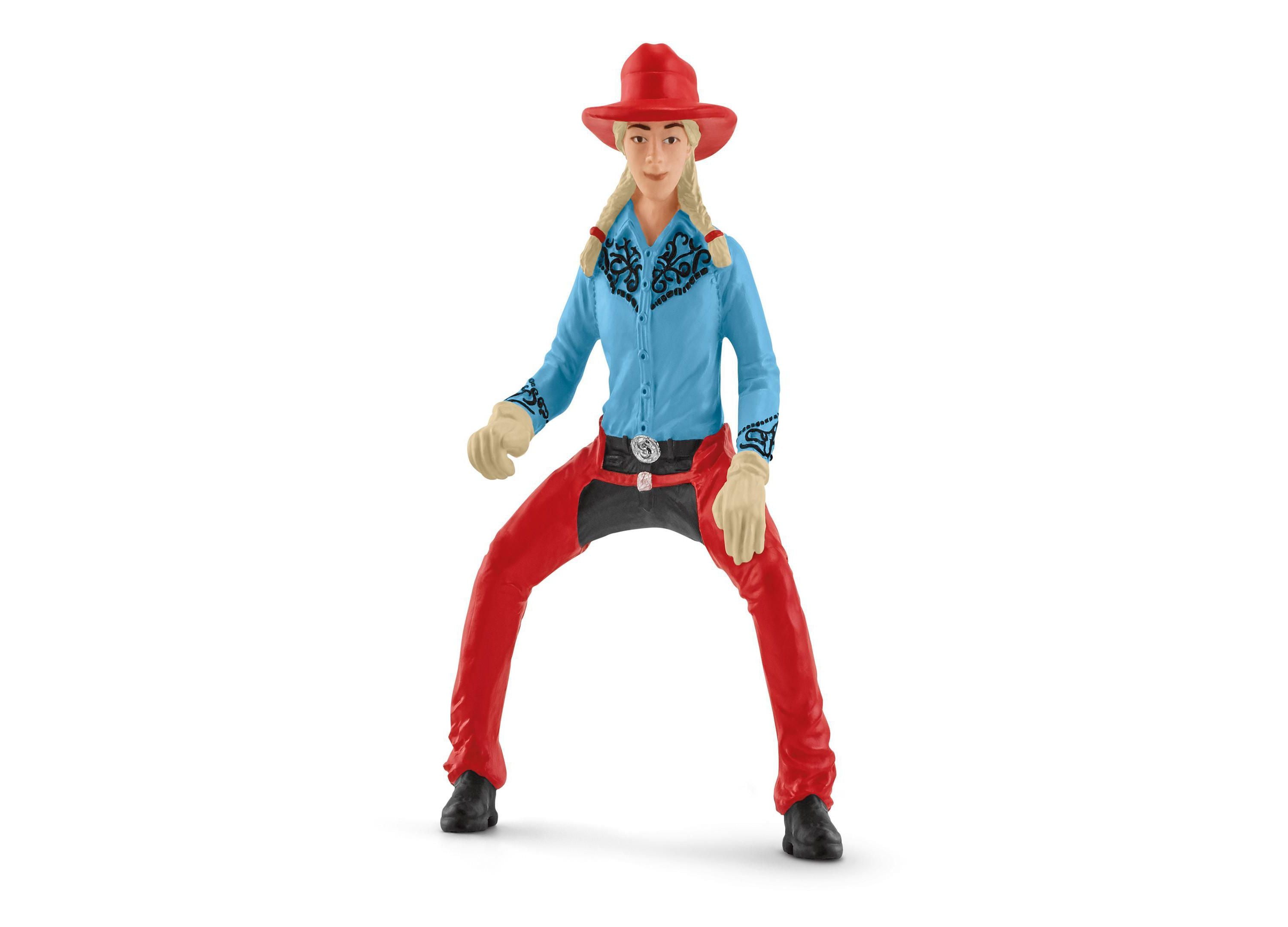 Schleich Farm World Cowgirl Barrel Racing Playset - 7 Piece Set - Image 9