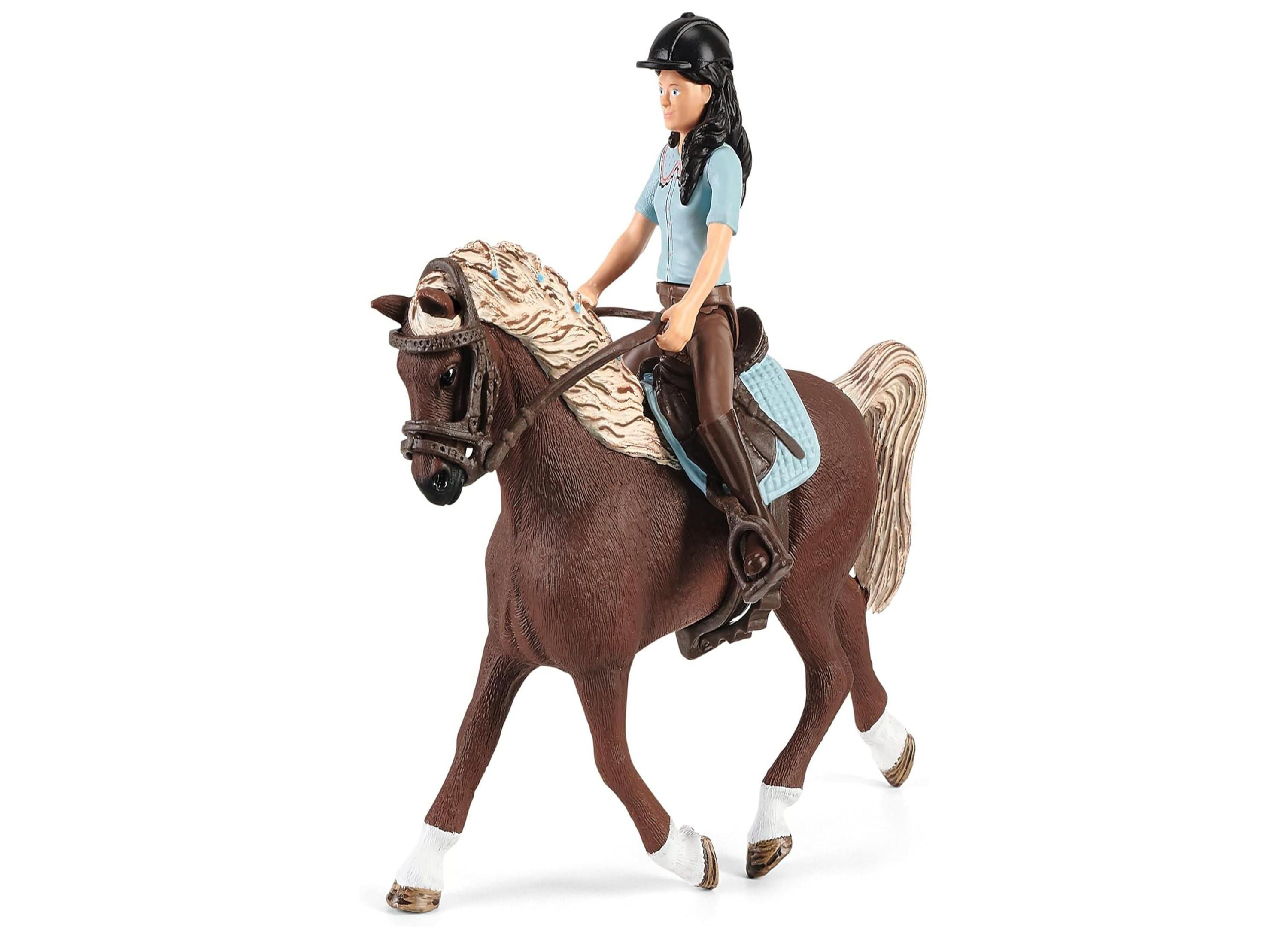 Schleich Horse Club Emily & Luna Horse Washing Station Playset, 19 Pieces - Image 3
