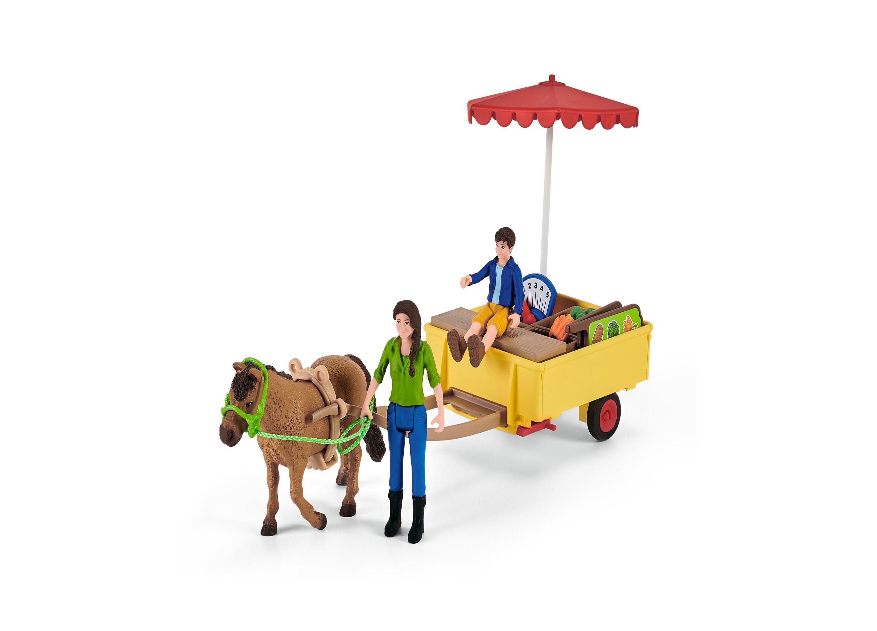 Schleich Farm World Sunny Day Mobile Farm Stand Playset - Image 6