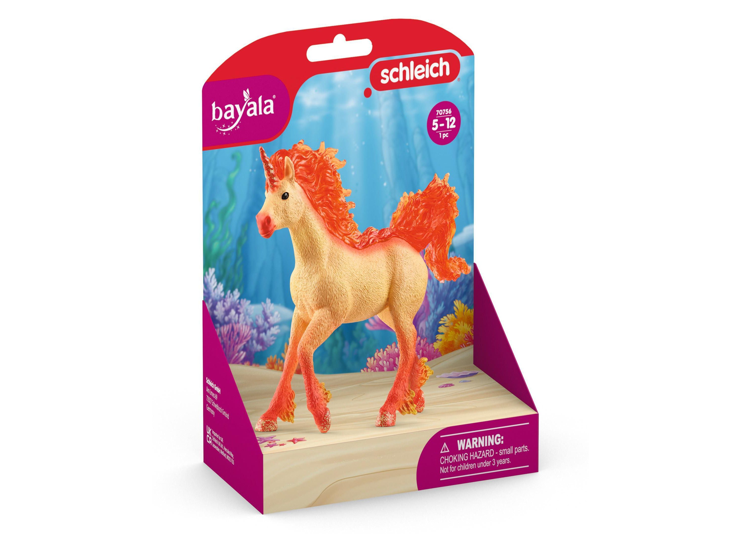 Schleich Bayala Elementa Fire Unicorn Stallion 5.7 inch Magical Figurine - Image 4