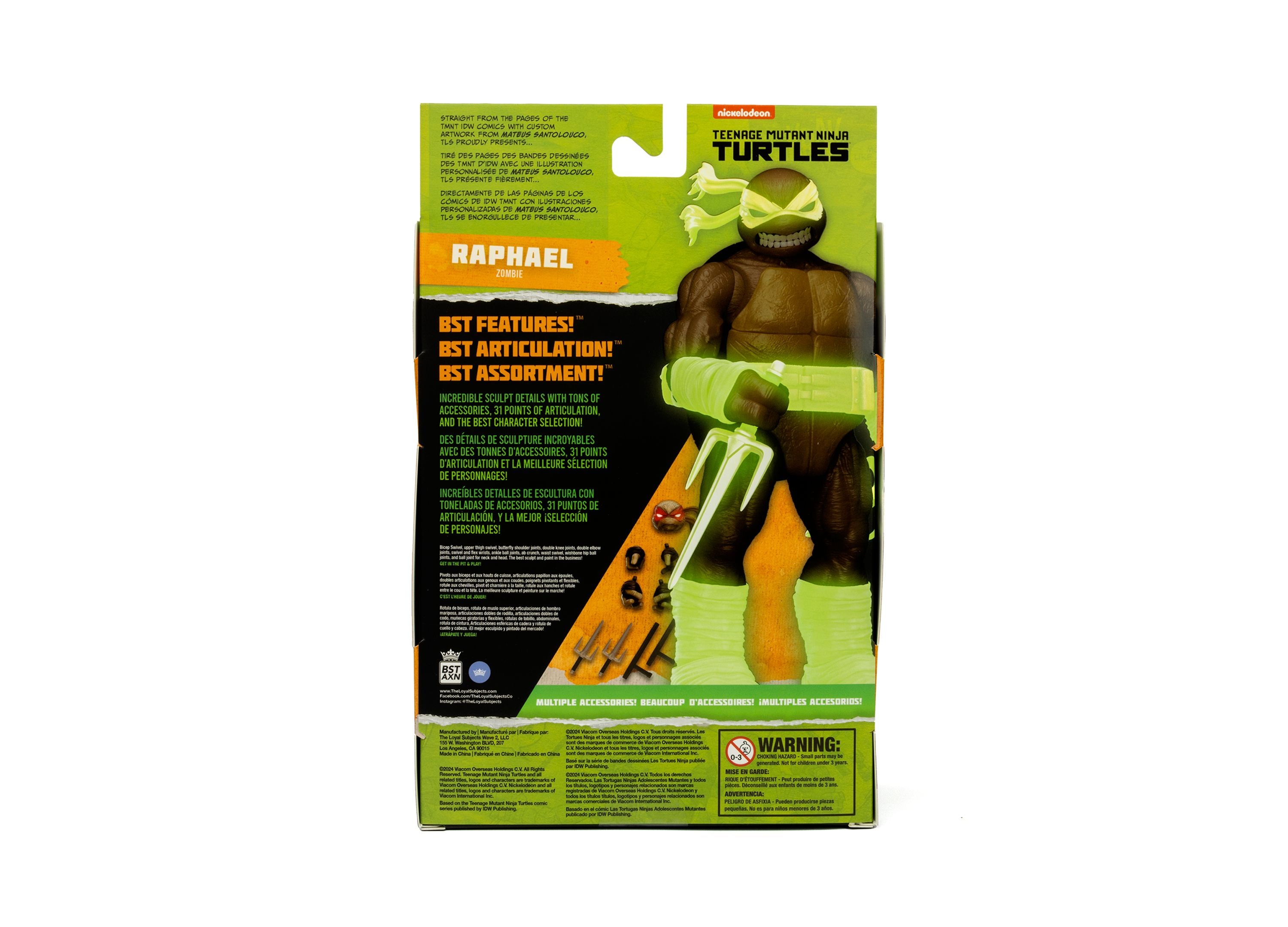 Alternative view of TMNT Raphael 5" figure Special Edition