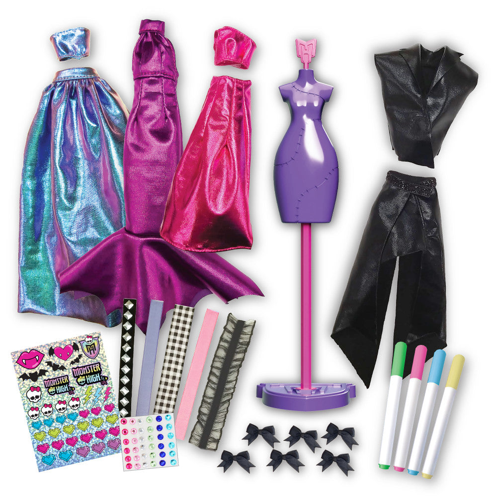 Monster High Fangtastic Fashion Designer Doll Dress-Up Kit - Image 3