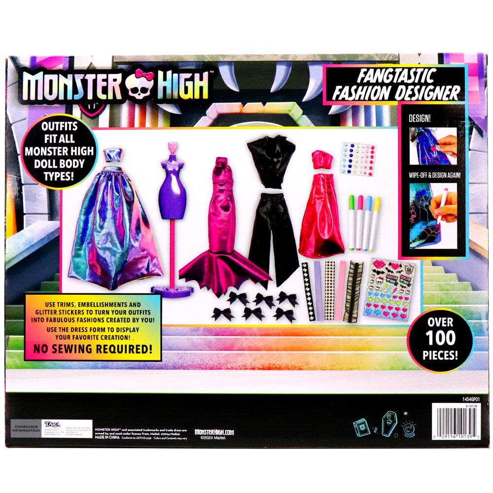 Monster High Fangtastic Fashion Designer Doll Dress-Up Kit - Image 5