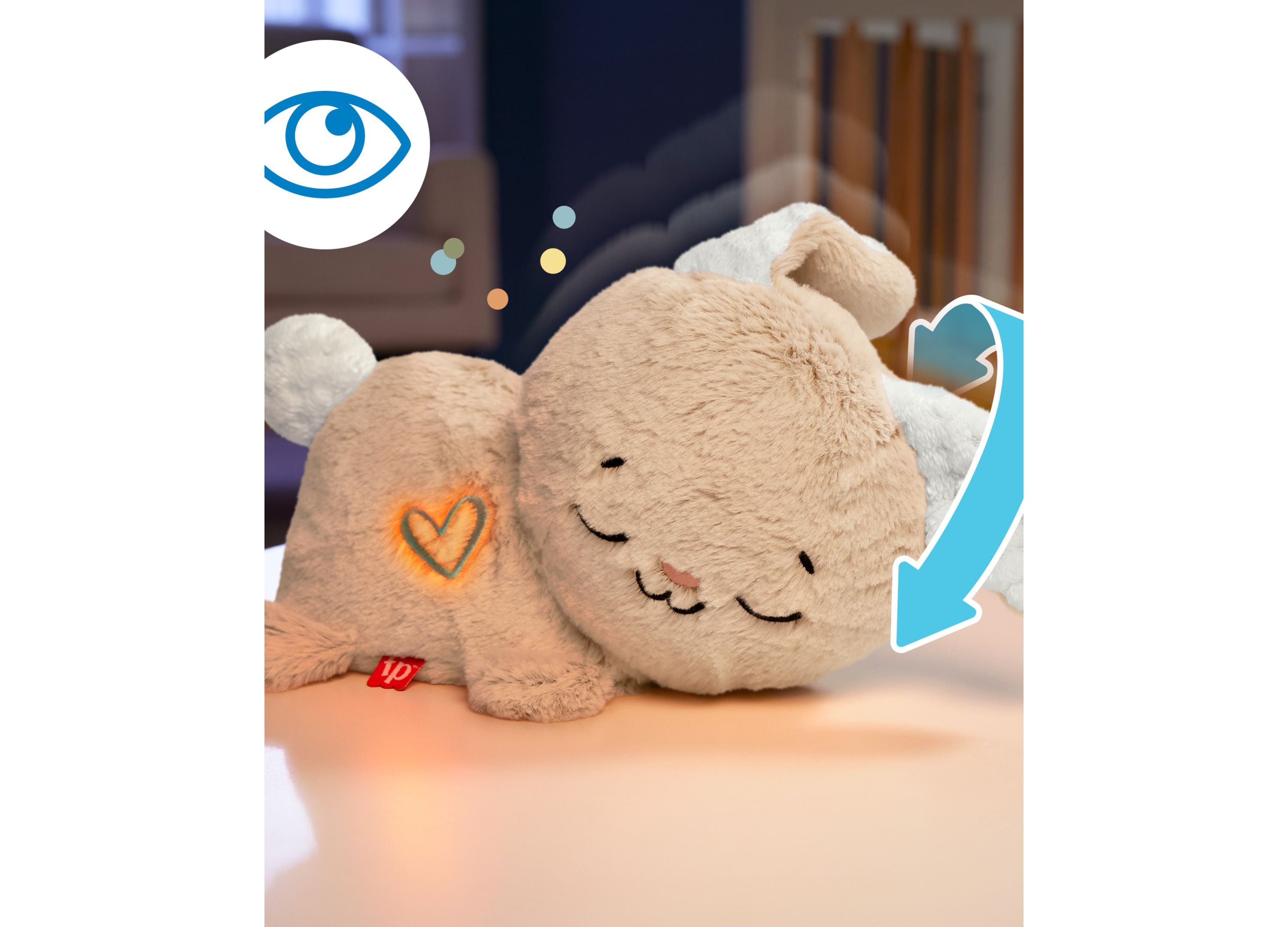 Fisher-Price Soothe & Settle Bunny – Plush Sound & Motion Baby Toy - Image 4