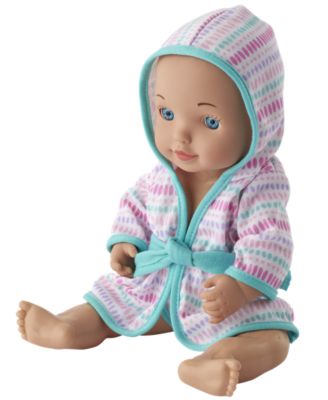 You & Me 12-Inch Bath Time Baby Doll With Cozy Robe - Image 3