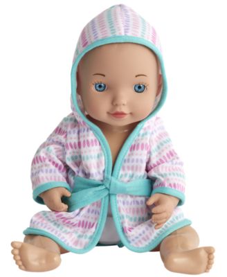 You & Me 12-Inch Bath Time Baby Doll With Cozy Robe - Image 5