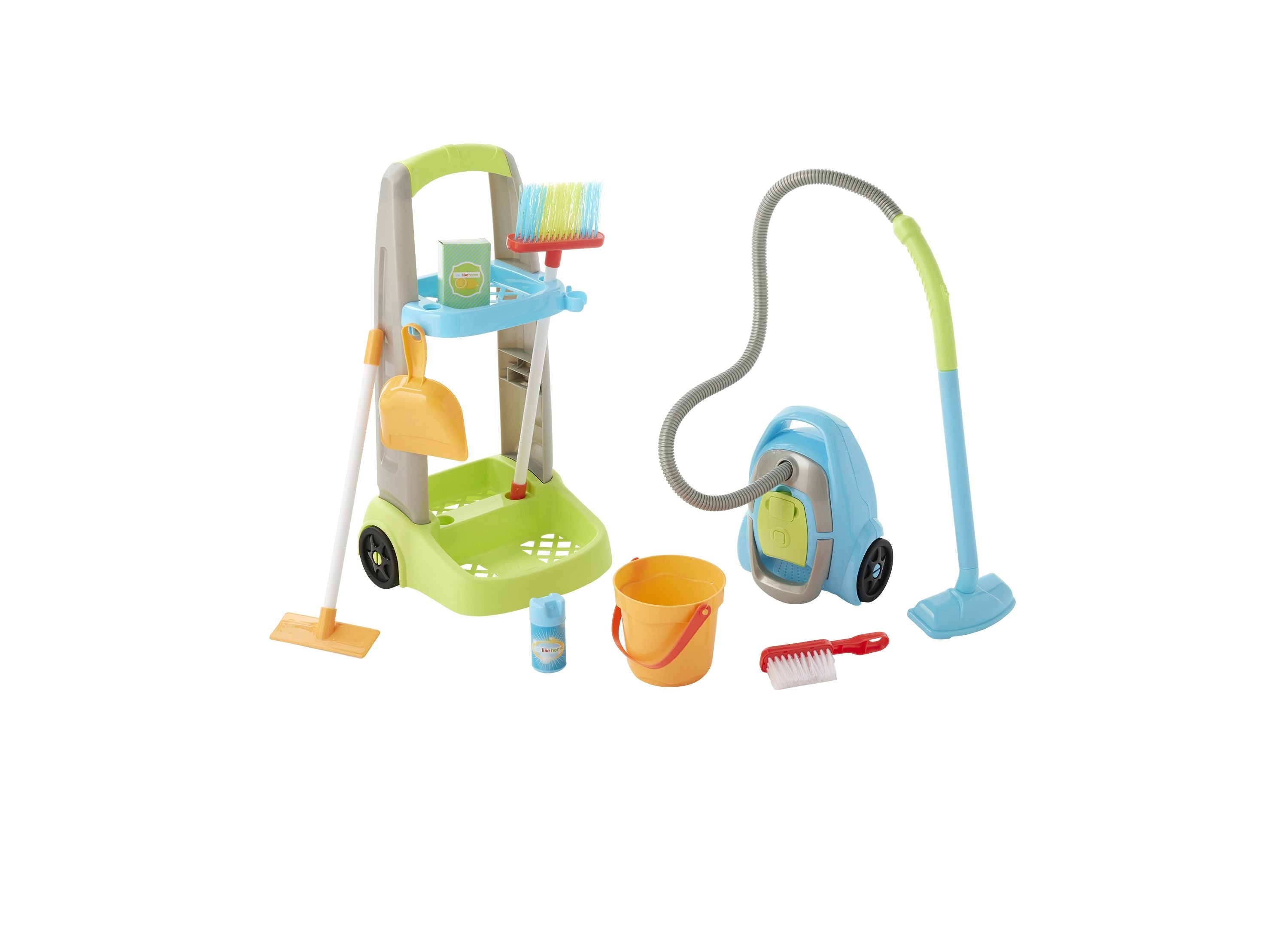 Toys R Us Just Like Home Mega Cleaning Cart – Pretend Play Set - Image 5