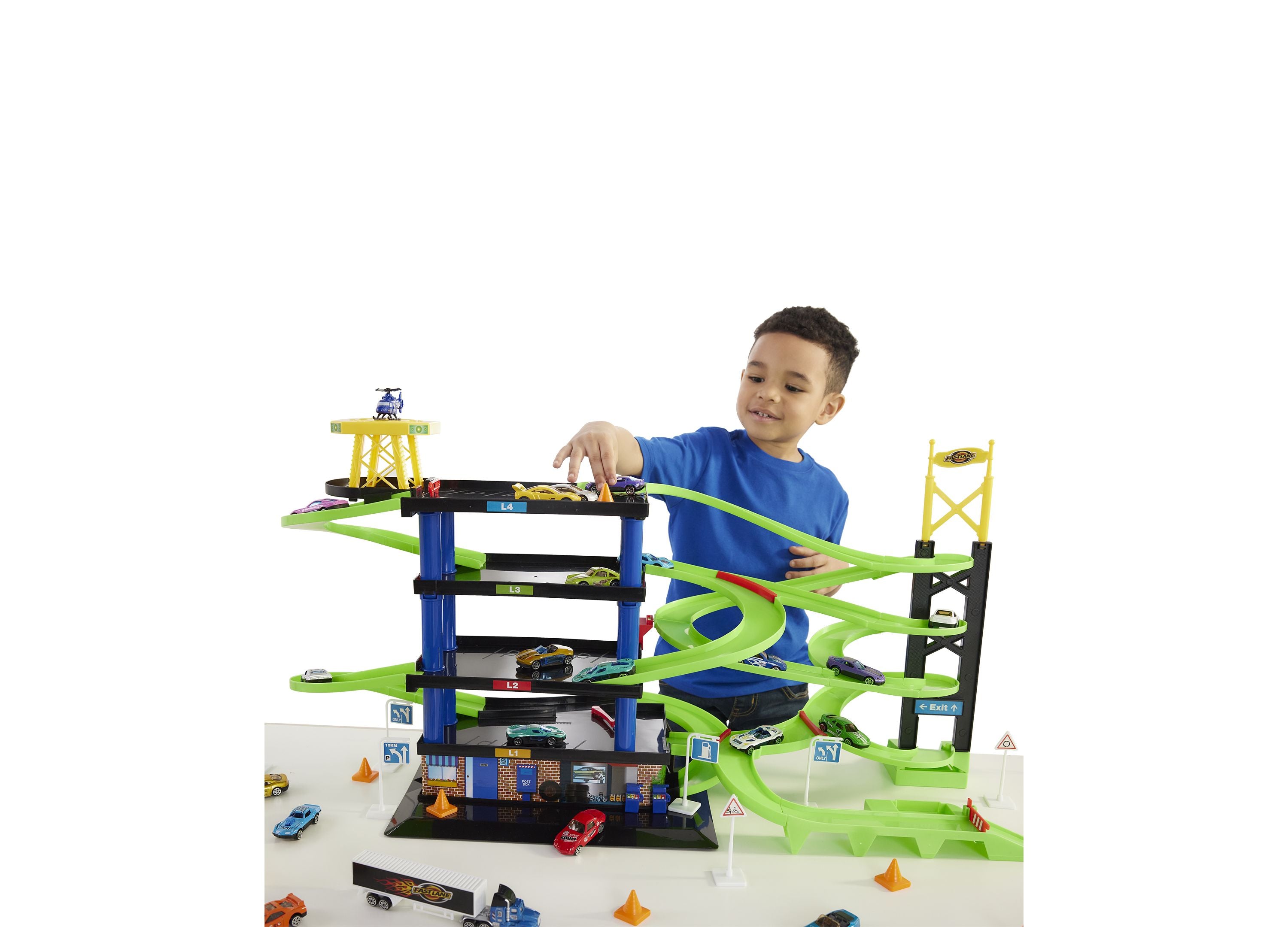 Fast Lane Parking Garage Bundle 50Pc Set - Image 5