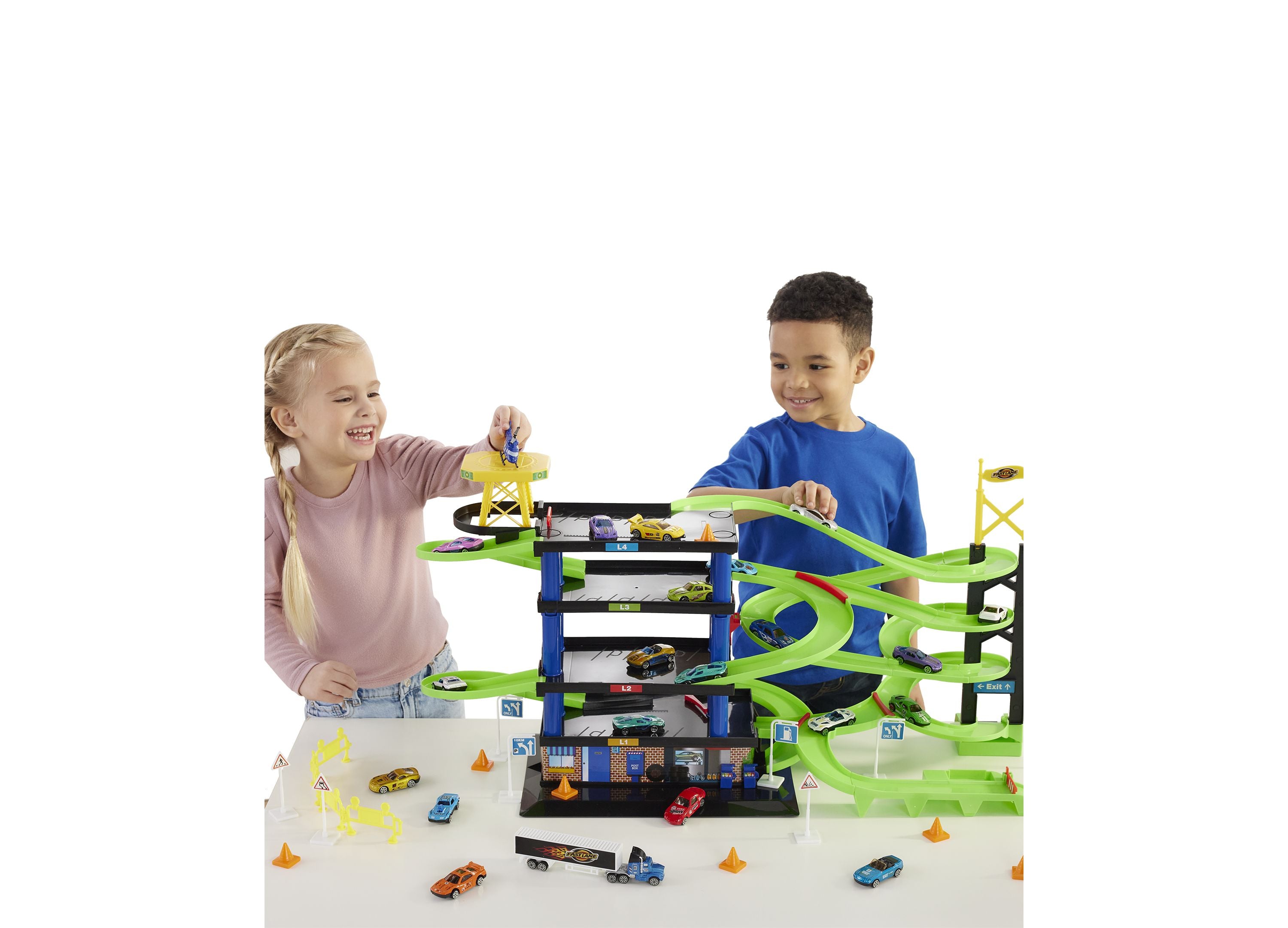 Fast Lane Parking Garage Bundle 50Pc Set - Image 3
