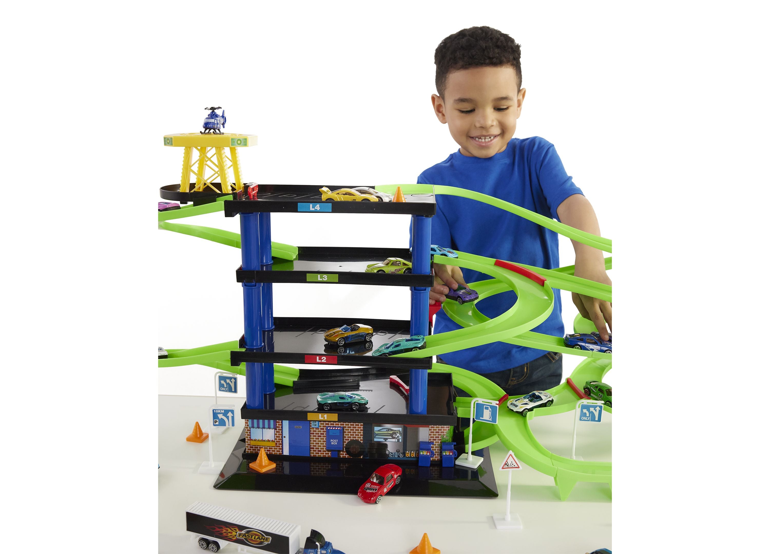 Fast Lane Parking Garage Bundle 50Pc Set - Image 4