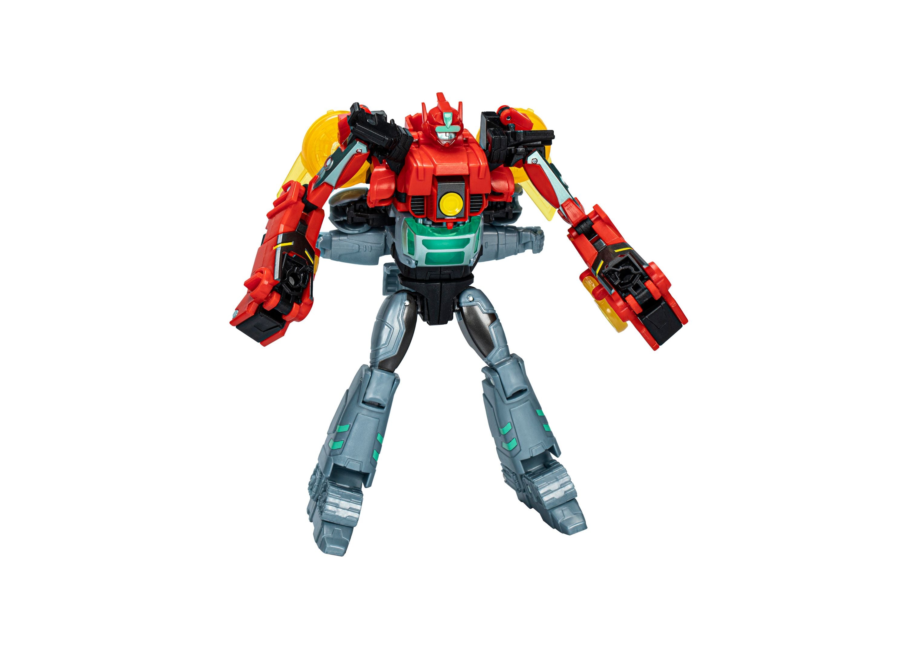 Alternative view of Transformers EarthSpark Cyber-Combiner Terran Twitch and Robby Malto Action Figure