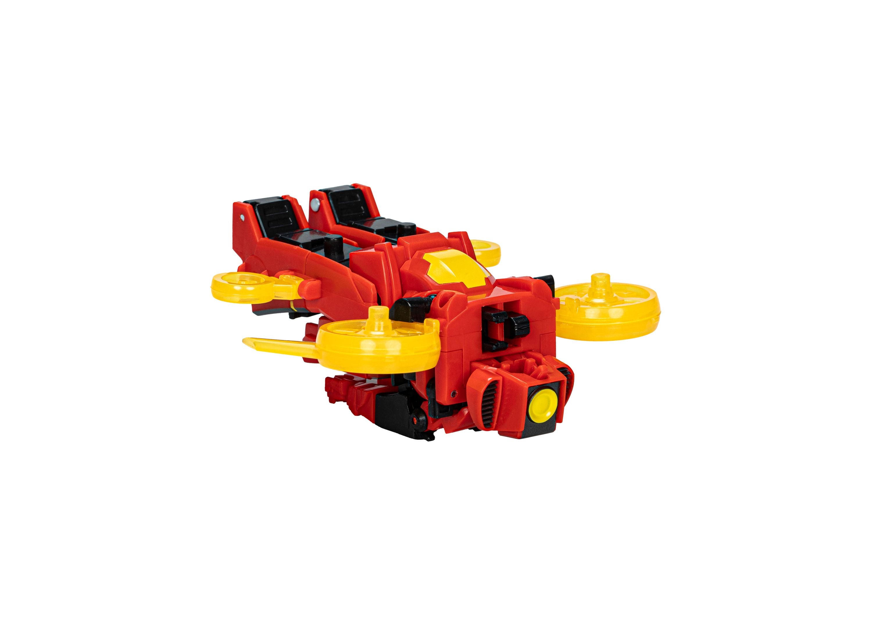 Transformers EarthSpark Cyber-Combiner Terran Twitch and Robby Malto Action Figure - Image 5