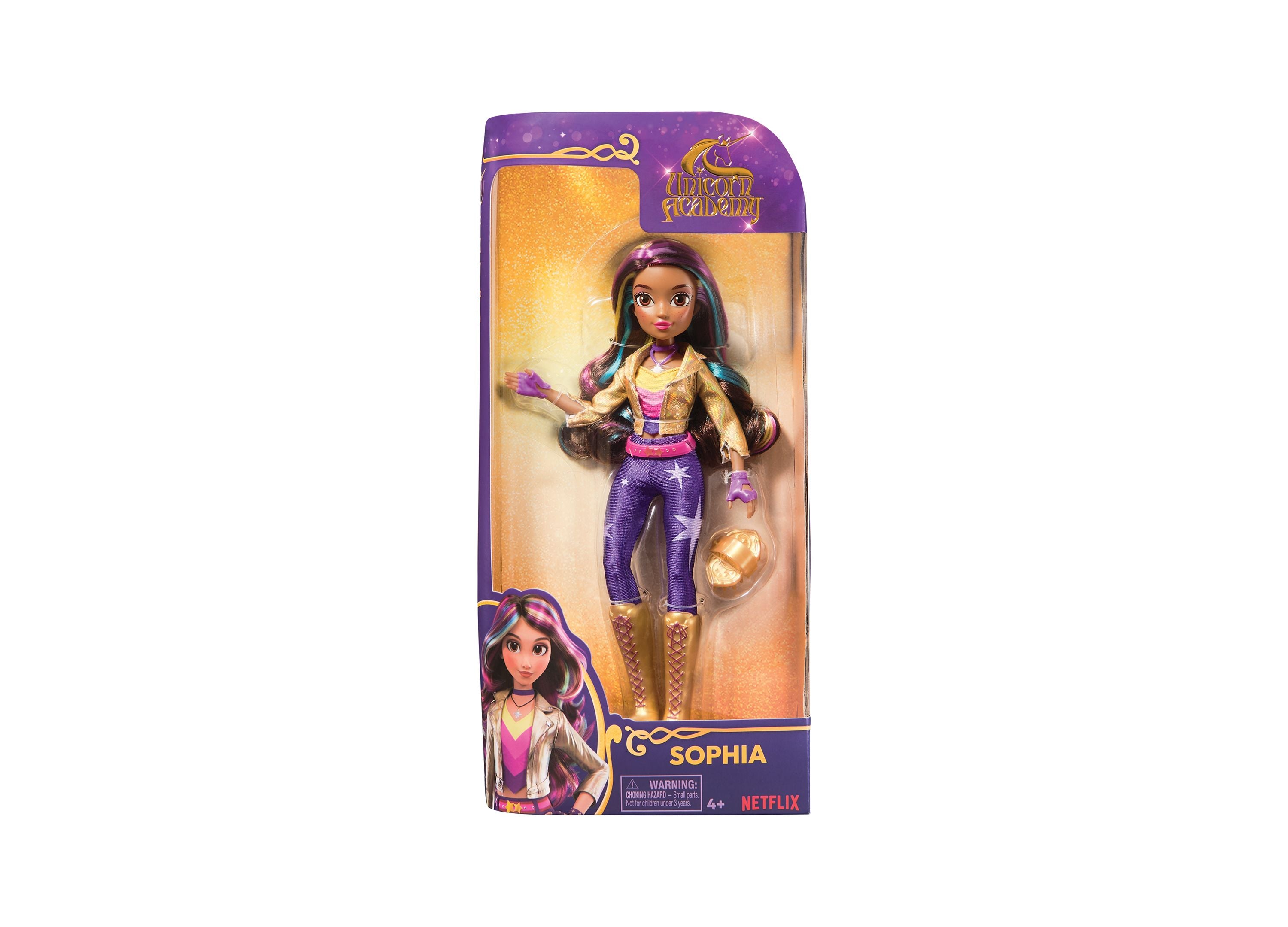 Alternative view of Unicorn Academy 9.5 inch Fashion Doll - Sophia with Rainbow-Streaked Hair