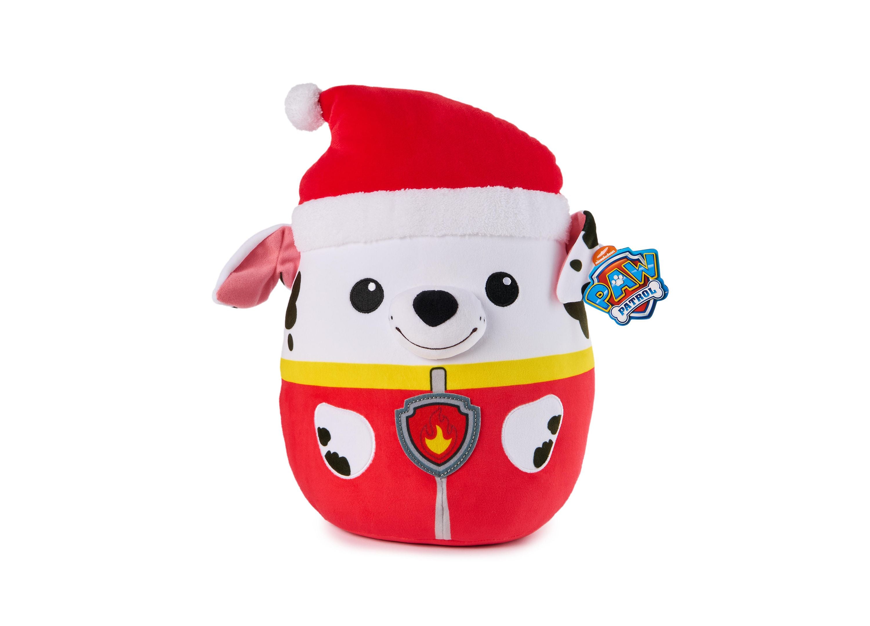 PAW Patrol 12 inch Holiday Marshall Squish Plush - Firefighter Uniform - Image 4
