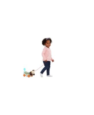 Eco-Friendly Wooden AlphaPup Interactive Learning Toy - Colorful Design - Image 2
