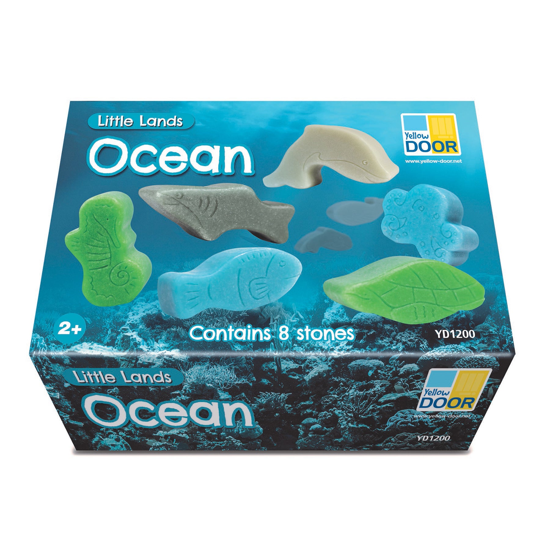 Alternative view of Yellow Door Little Lands Ocean Adventure ?? Set Of 8 Stone Figures