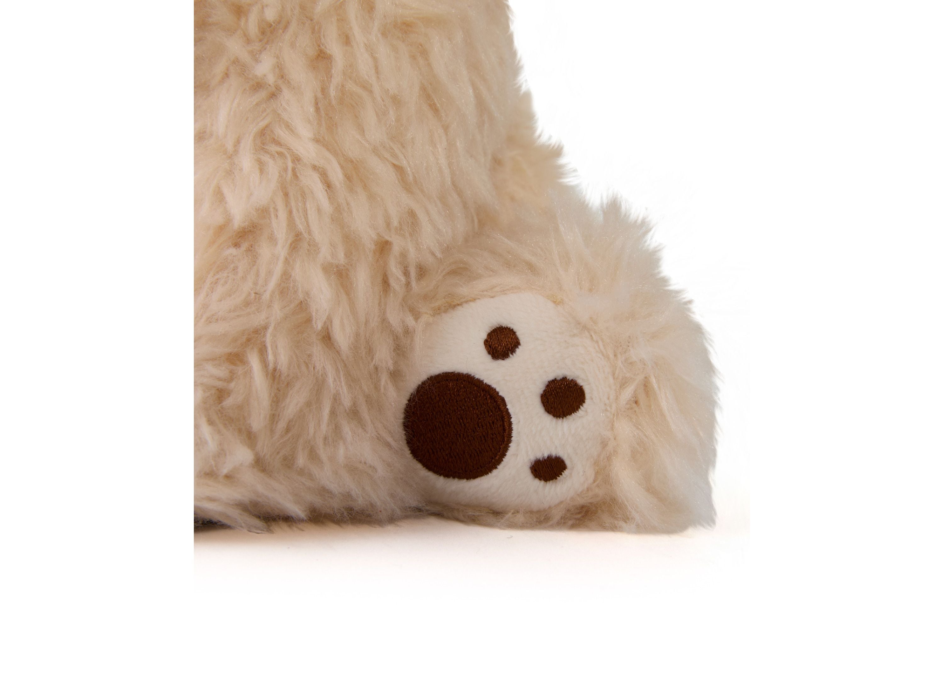 Geoffrey's Toy Box 10 inch Golden Retriever Plush with Festive Christmas Hat - Image 6