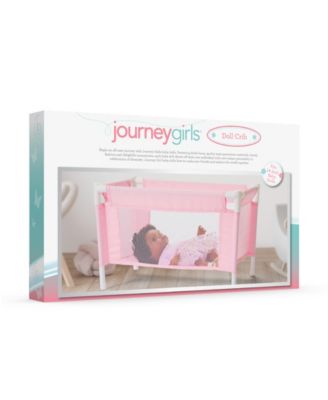Journey Girls Pastel Pink Baby Doll Crib Playset - Image 4