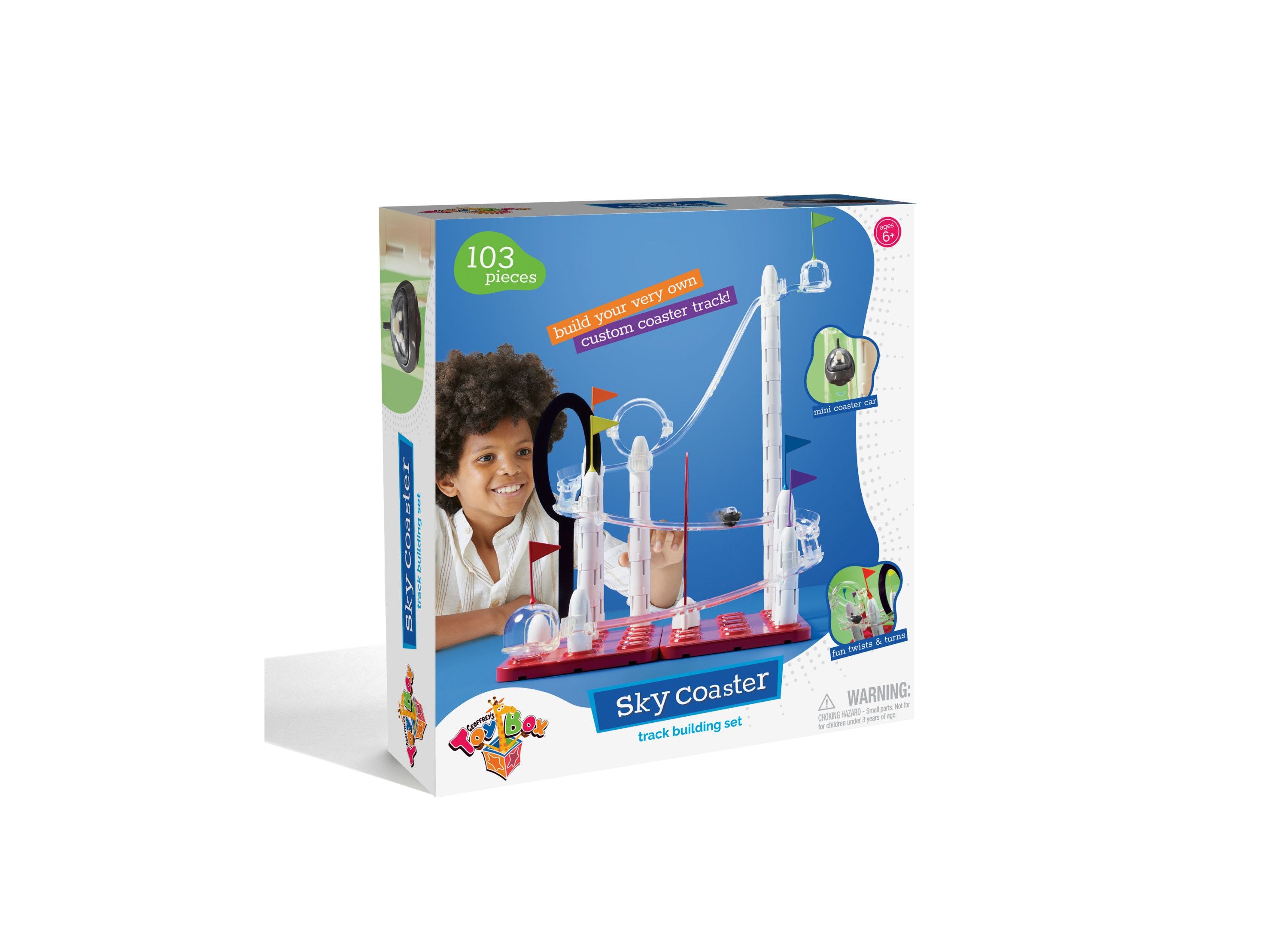 Alternative view of Geoffrey's Toy Box 76-Piece Sky Coaster Track Building Set