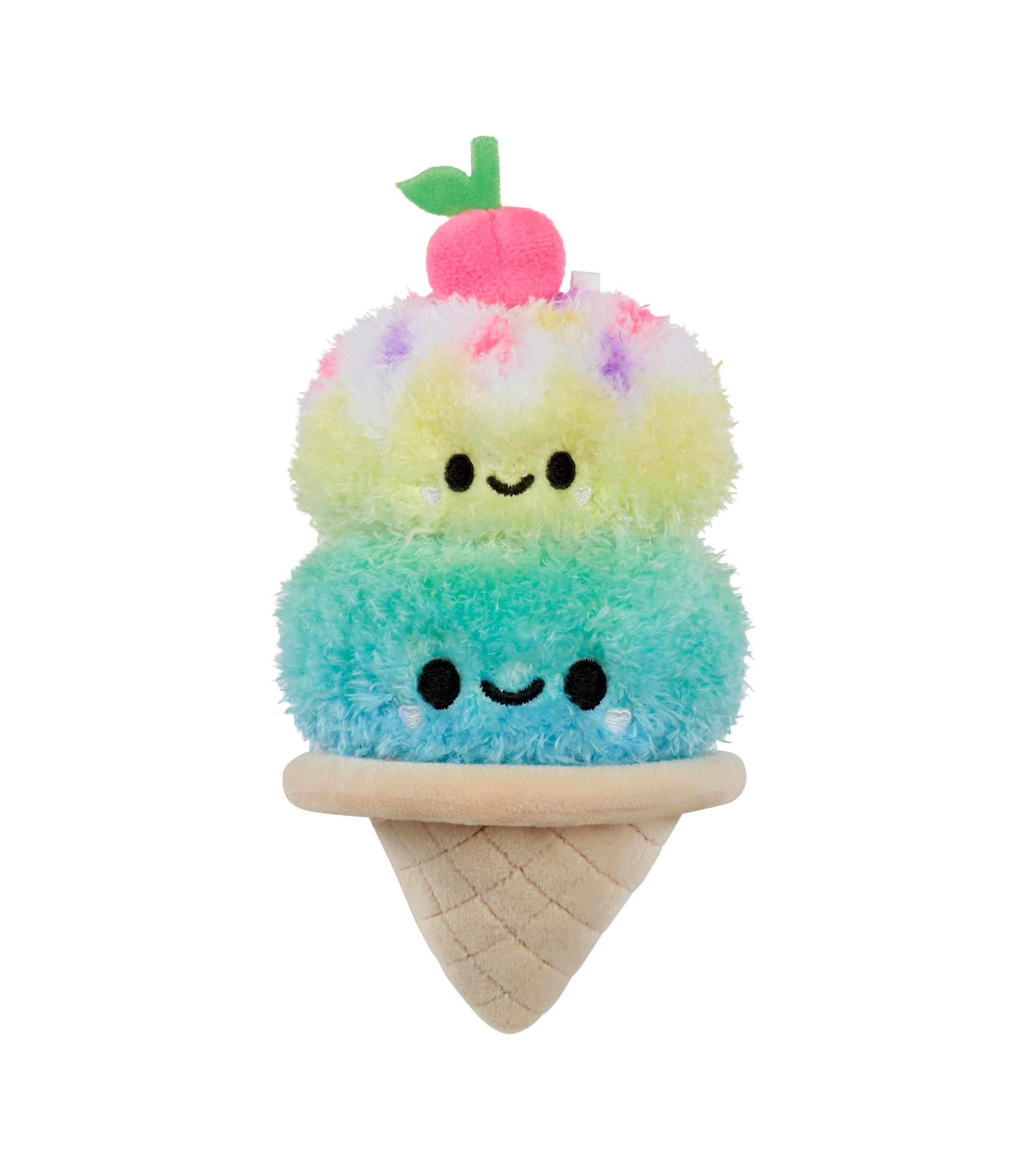 Fluffie Stuffiez 3-in-1 Interactive Small Plush Double Scoop Ice Cream - Image 6
