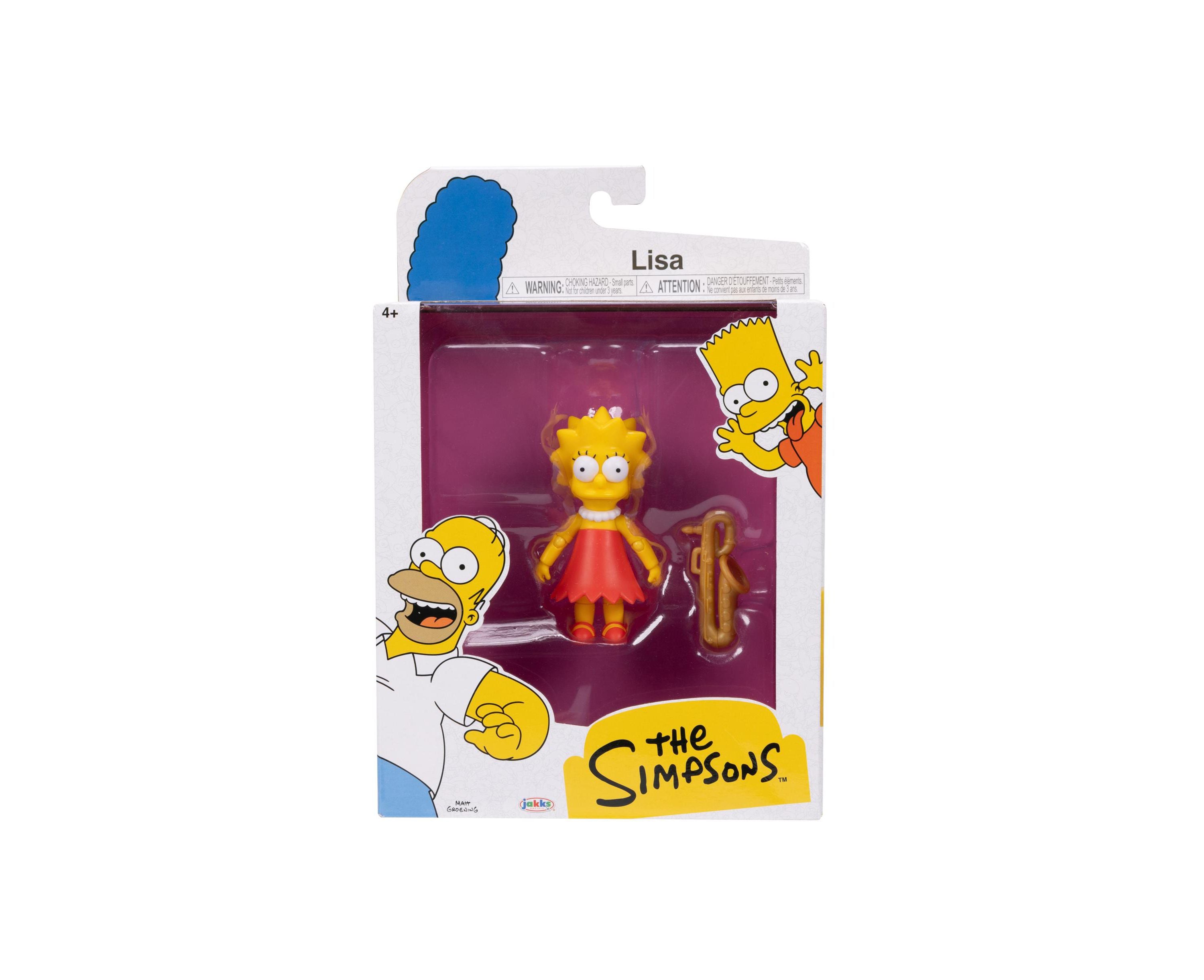 Alternative view of JAKKS Pacific The Simpsons 5" Lisa Simpson Wave 2 Action Figure