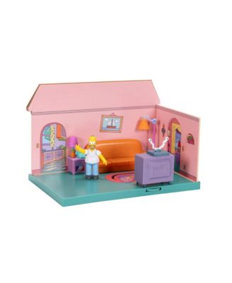 Alternative view of JAKKS Pacific The Simpsons House 2.5'' Scale Living Room Diorama with Homer Simpson