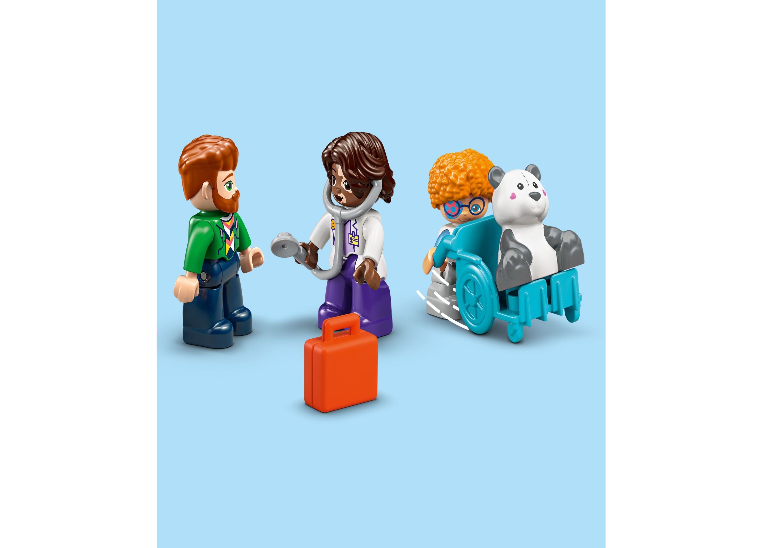 LEGO DUPLO Town 65-Piece Doctor Visit Playset - 10449 - Image 5