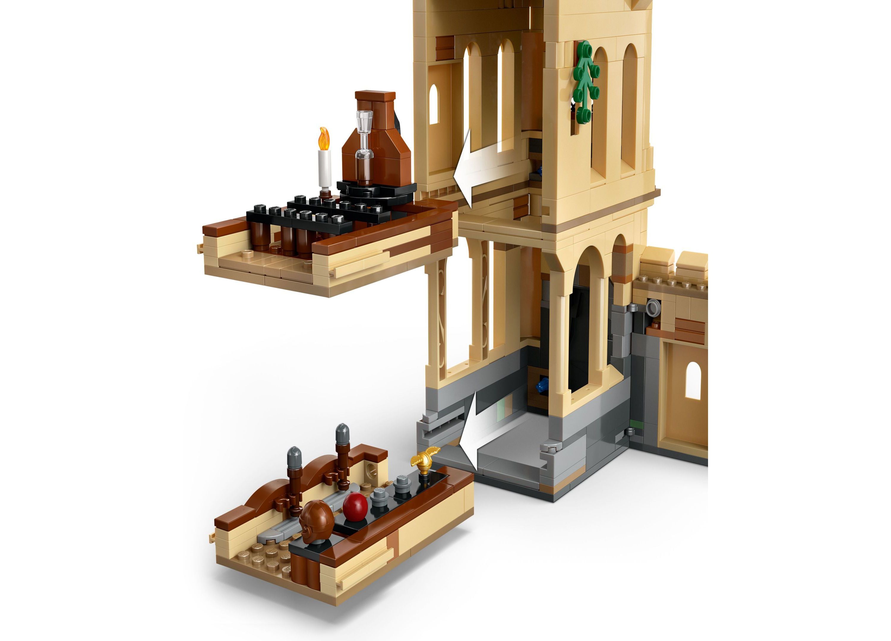 LEGO Harry Potter Hogwarts Castle Flying Lessons Building Set 76447 - 651 Pieces - Image 3