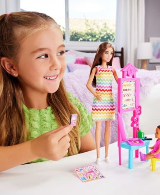 Barbie Teacher Doll Set - Brunette with Classroom Accessories - Image 4