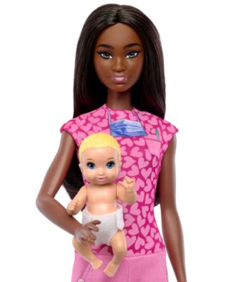 Barbie Baby Doctor Doll with Examination Table and Accessories - Image 6