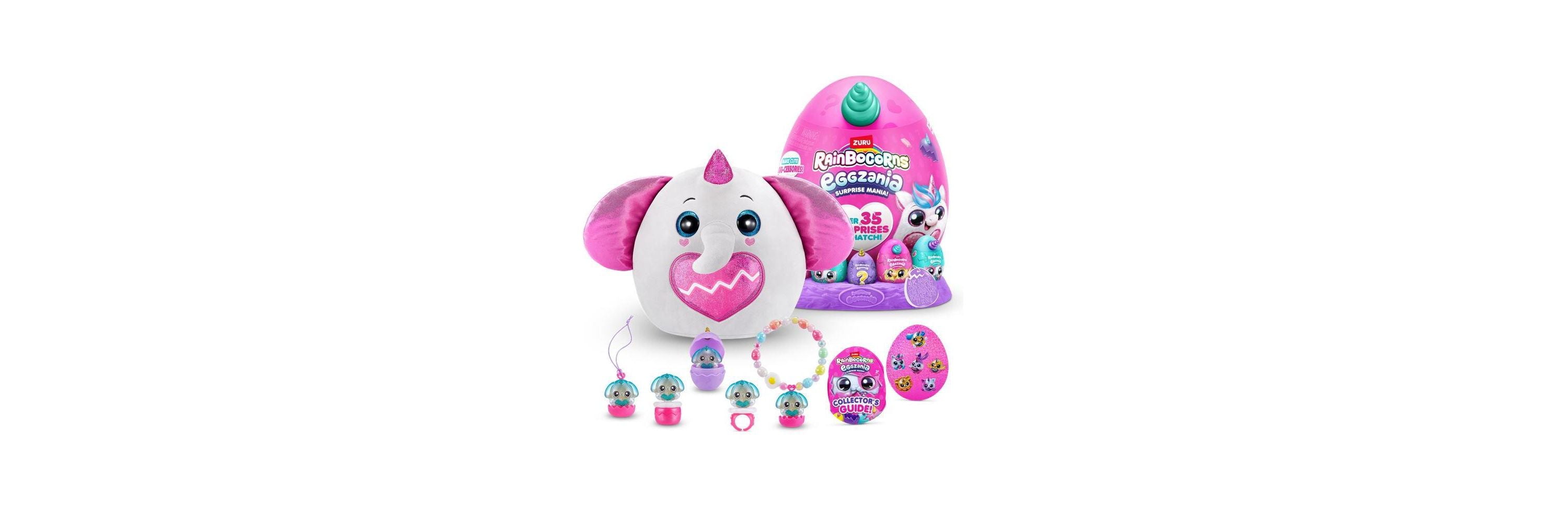 Rainbocorns Zuru Eggzania Giant Series 1 Interactive Plush Toy - Image 3