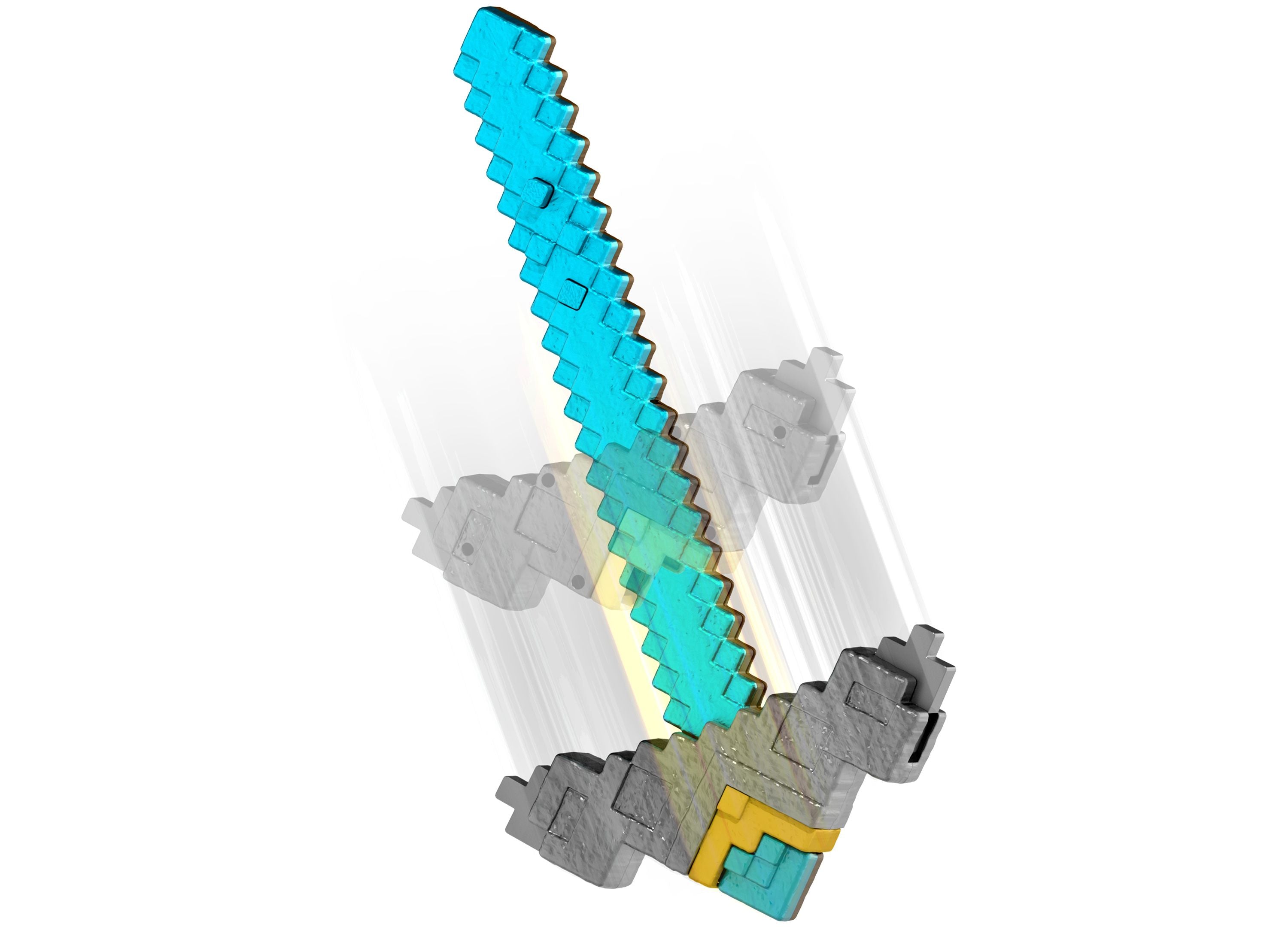 Minecraft Movie Edition - Click & Switch 2-in-1 Sword and Pickaxe - Image 3
