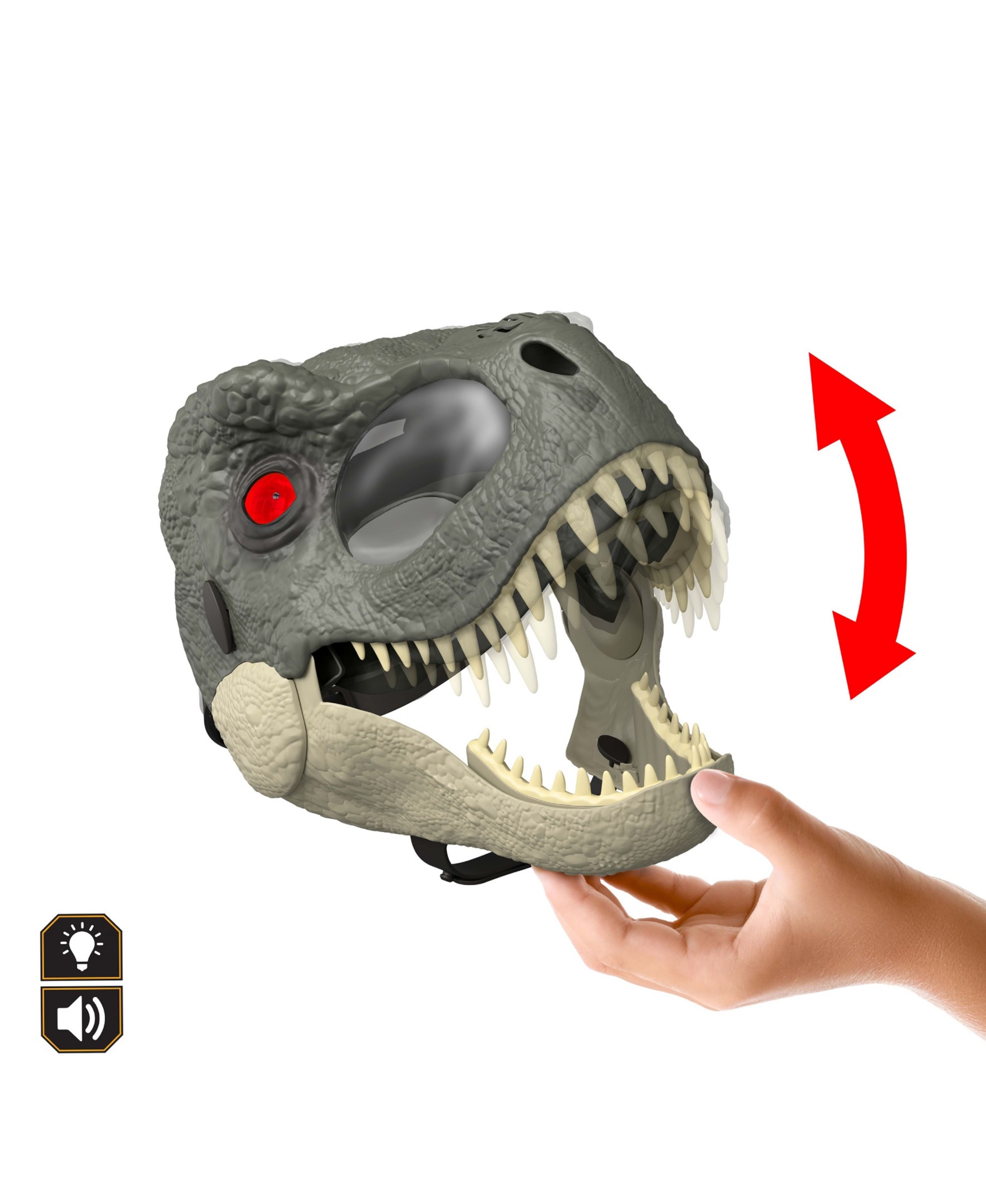 Jurassic World Dominion T-Rex Chomp N Roar Mask - Interactive Costume - Image 5