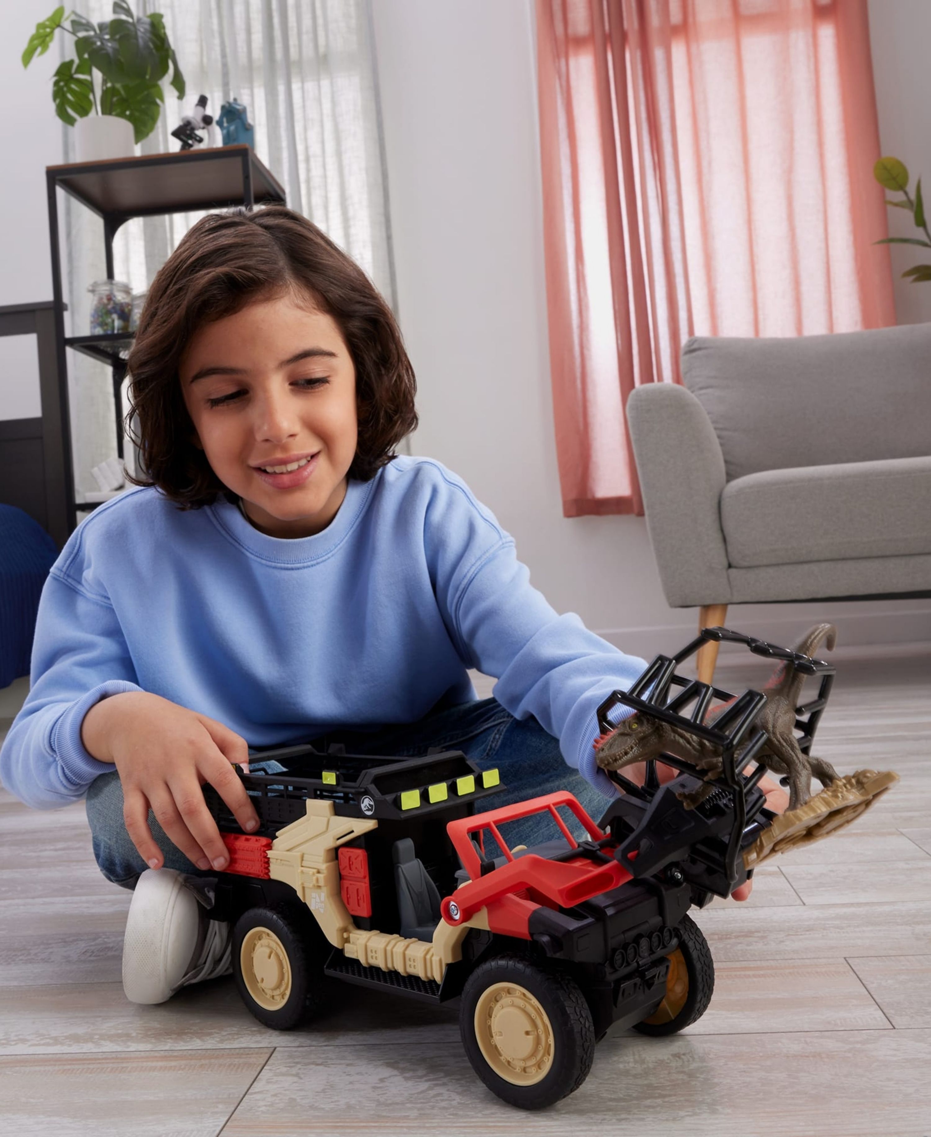 Matchbox Jurassic World Dino Catcher - RC Toy Truck with Dinosaur - Image 3