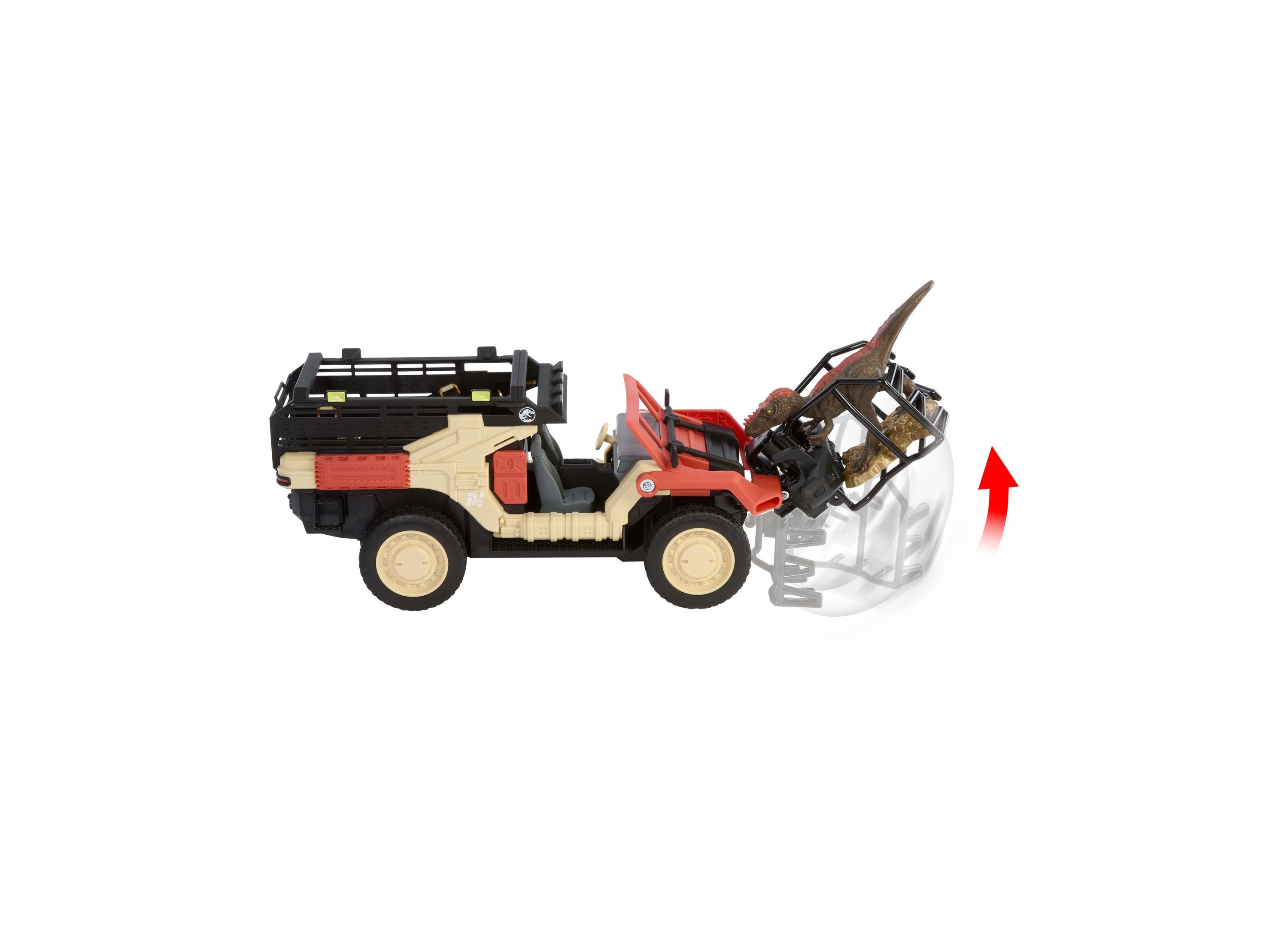 Matchbox Jurassic World Dino Catcher - RC Toy Truck with Dinosaur - Image 4